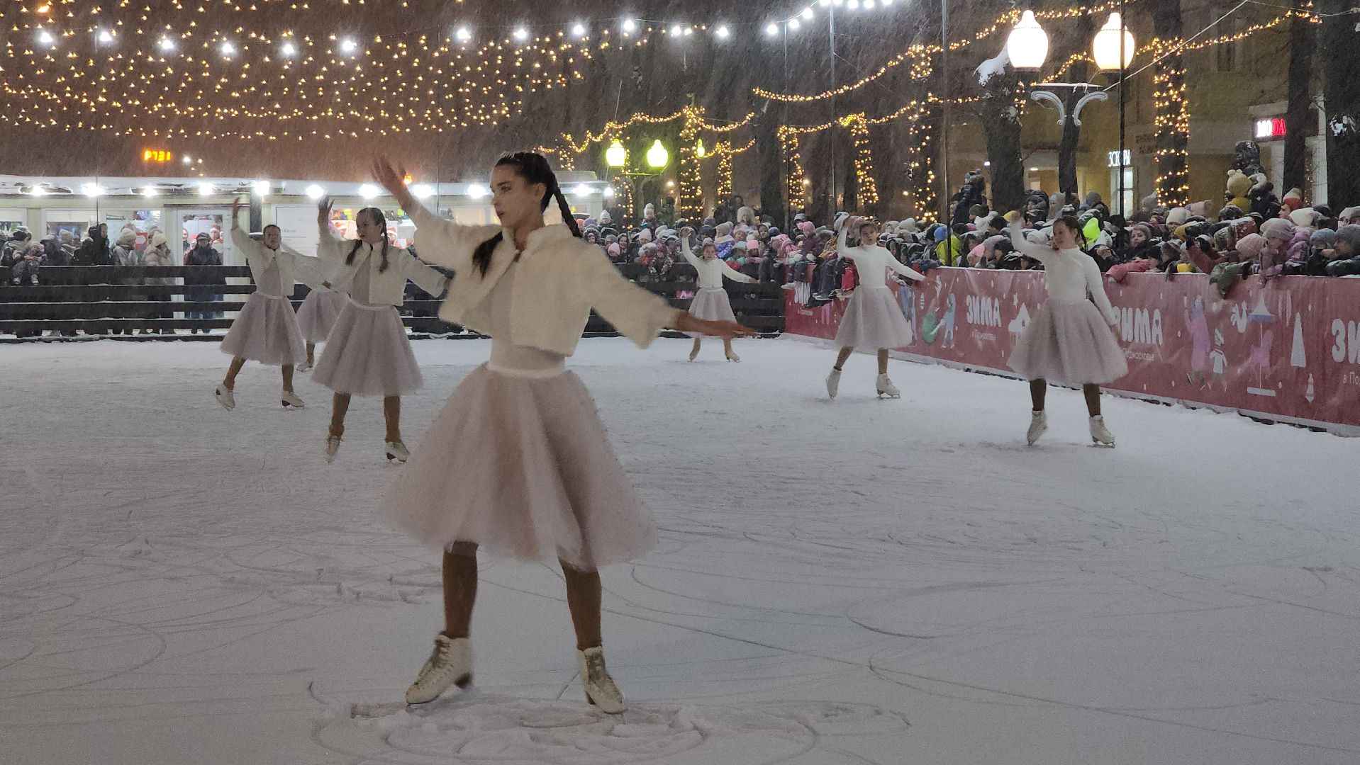 ступино, зима в подмосковье, каток, каток ступино,