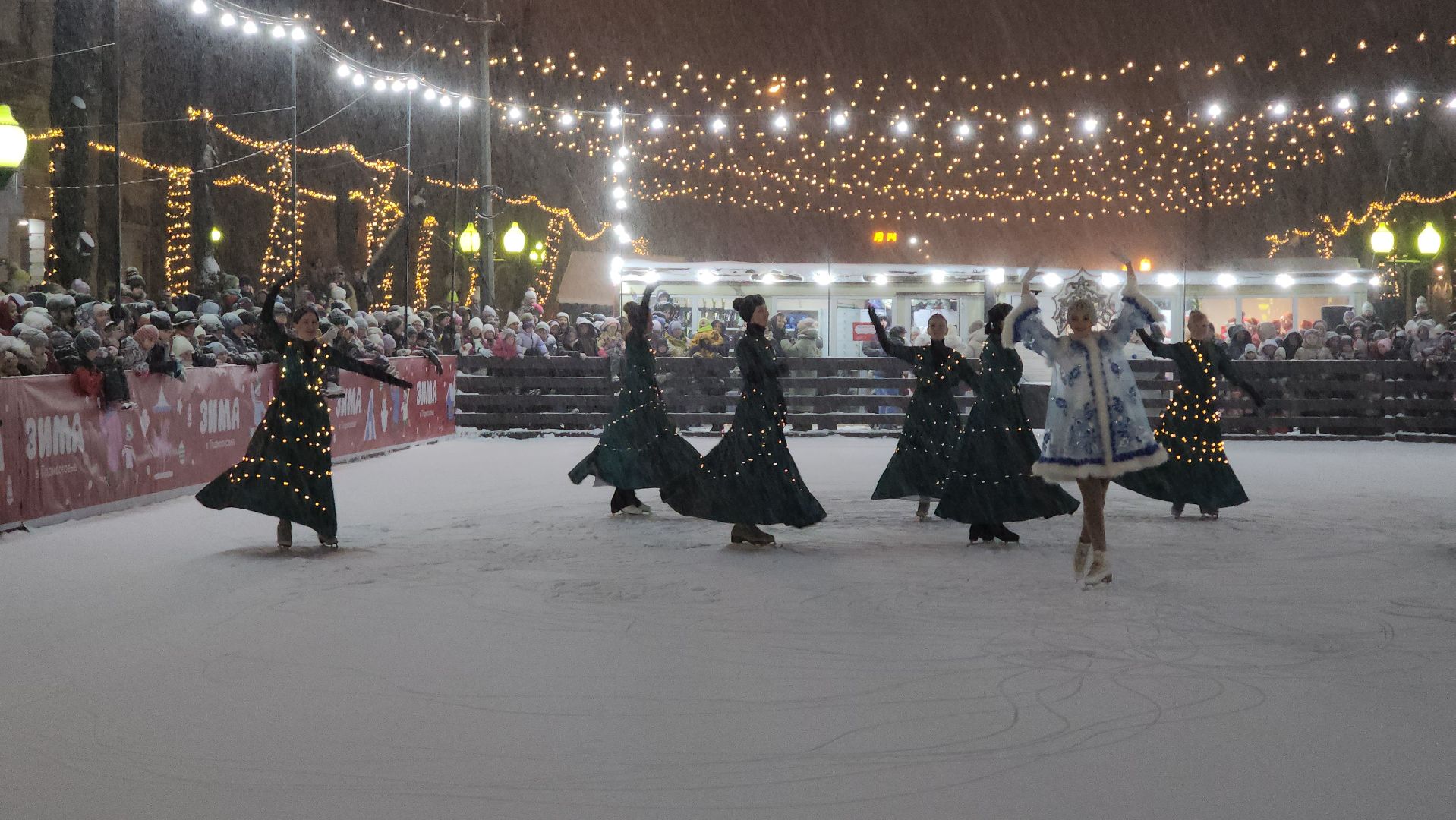 ступино, зима в подмосковье, каток, каток ступино,