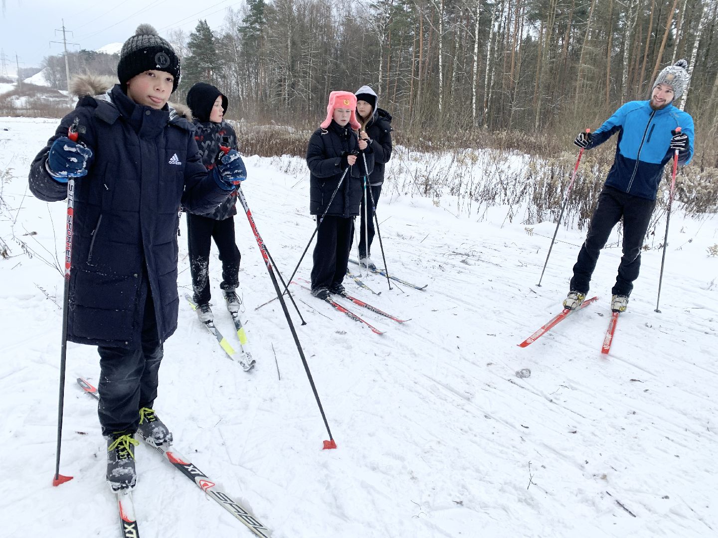Балашиха, Подмосковье, Общество, Зима в Подмосковье, Открытие зимнего сезона, Лыжная трасса, Тренировки, Школы,