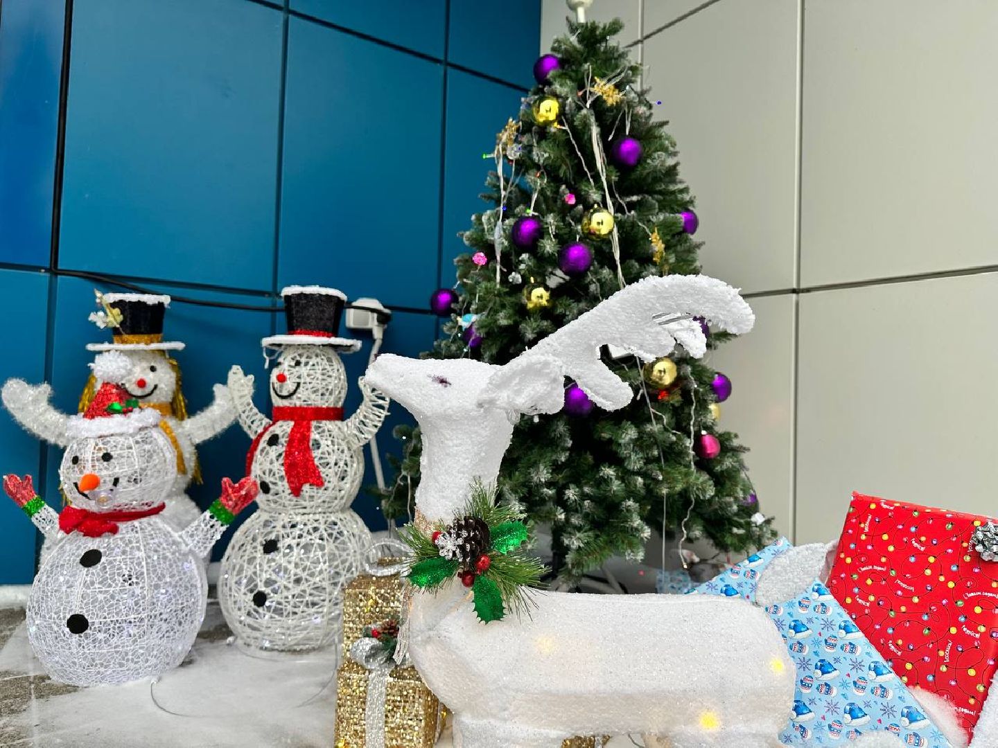 новогодние украшения, праздники, новый год, наро-фоминский перинатальный центр,