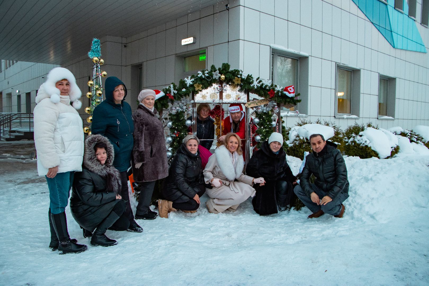 новогодние украшения, праздники, новый год, наро-фоминский перинатальный центр,