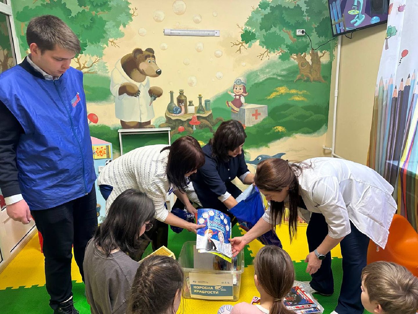 Пушкино, Коробка Храбрости, Подарки детям, медицина, здравоохранение подмосковья, помощь, благотворительность,