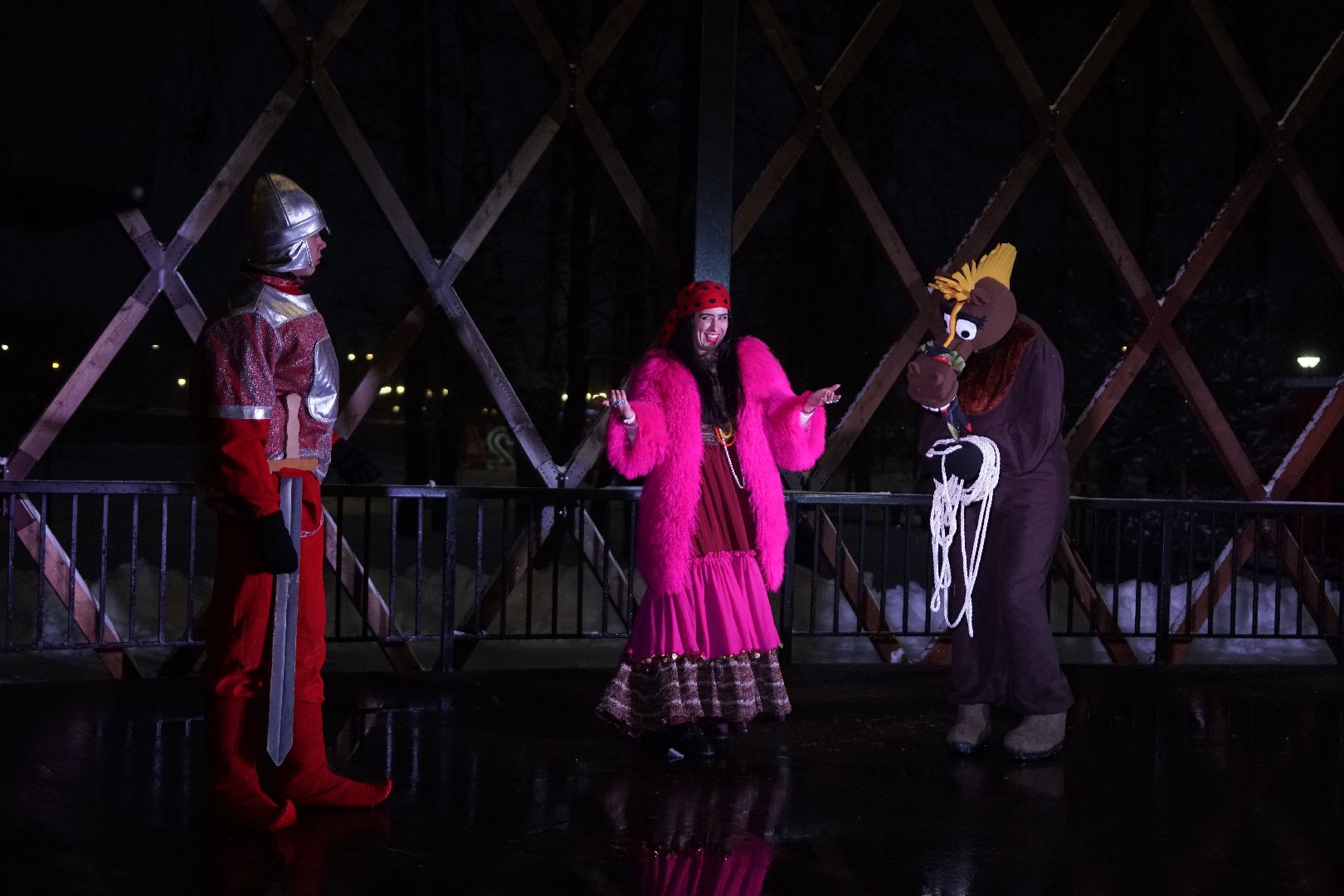 Егорьевск, Подмосковье, Новый год, оркестр, снеговики, оркестр снеговиков, новый год, праздник, елка,