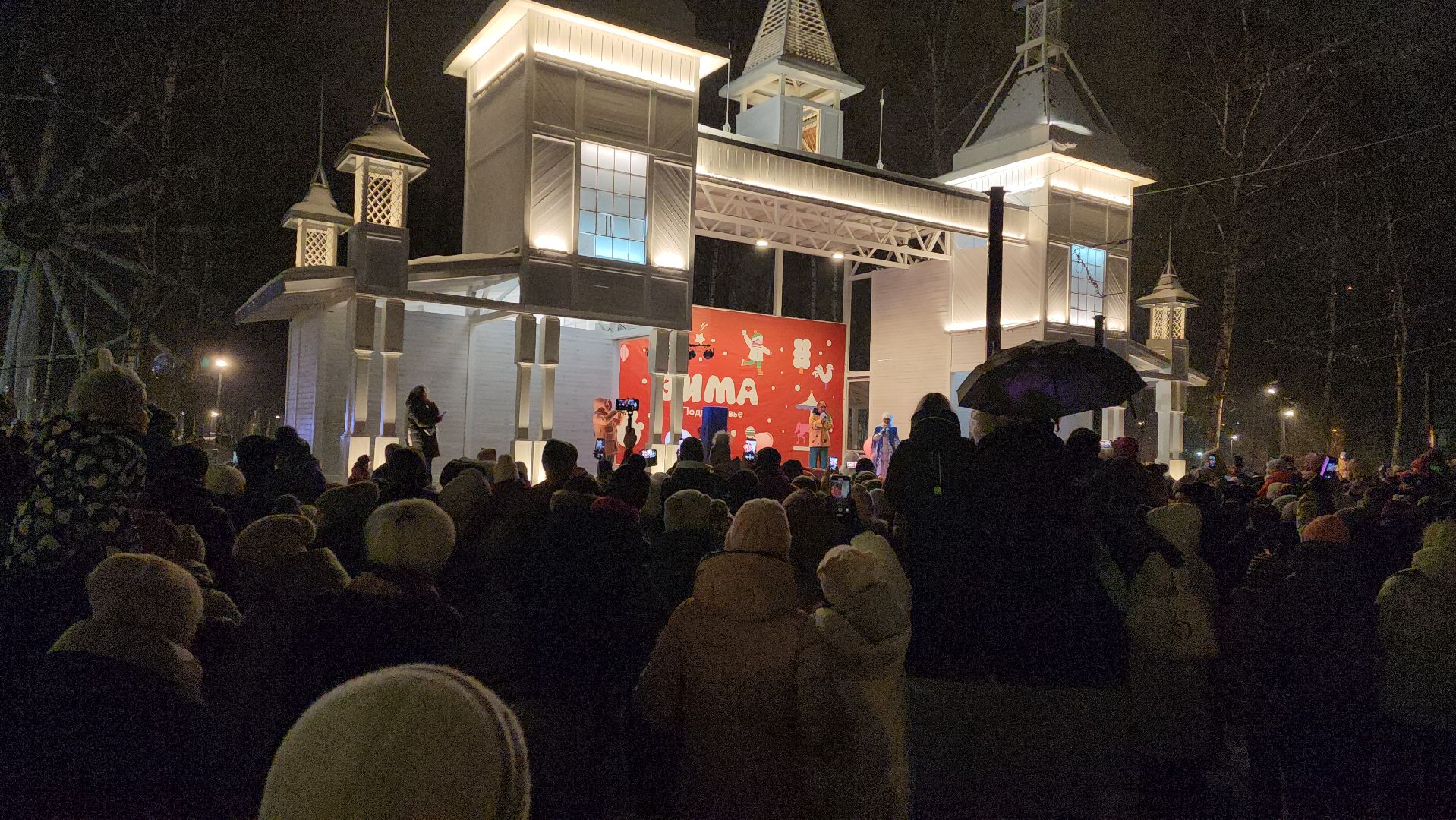 Пушкино, Новый год, Елка, зима в подмосковье, Дед мороз, Снегурочка,