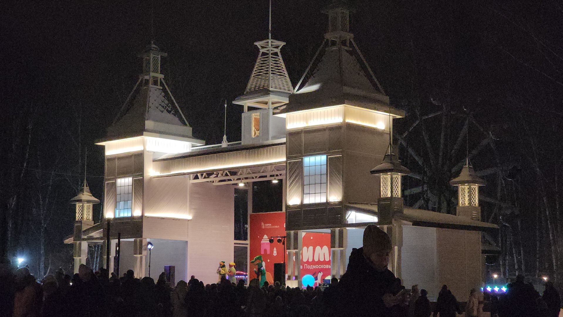 Пушкино, Новый год, Елка, зима в подмосковье, Дед мороз, Снегурочка,