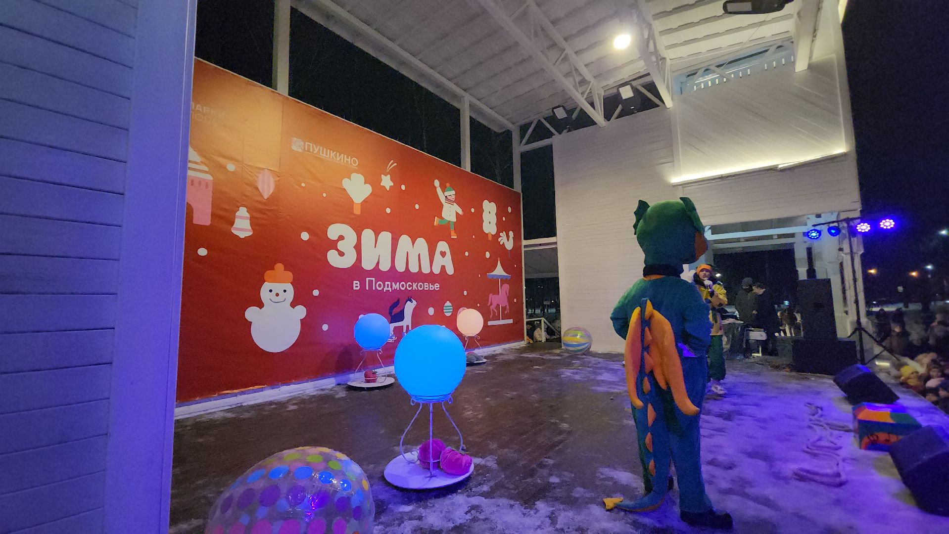 Пушкино, Новый год, Елка, зима в подмосковье, Дед мороз, Снегурочка,