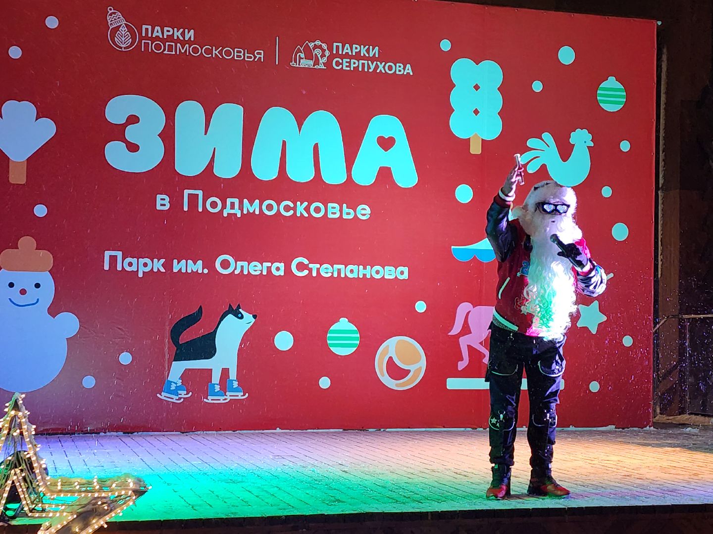 Серпухов, Подмосковье, Зима в Подмосковье, открытие зимнего сезона, парк имени Олега Степанова,