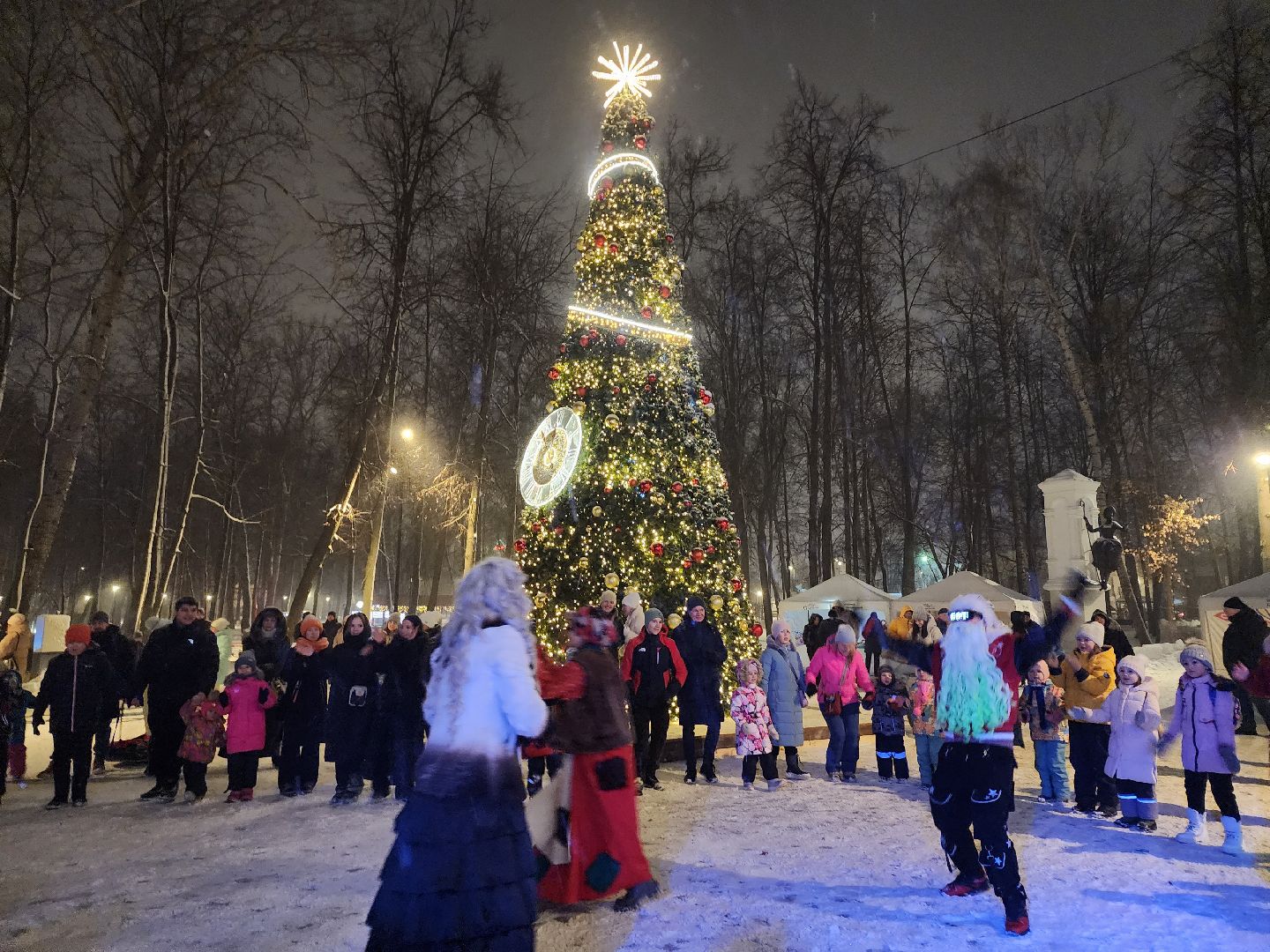 Серпухов, Подмосковье, Зима в Подмосковье, открытие зимнего сезона, парк имени Олега Степанова,