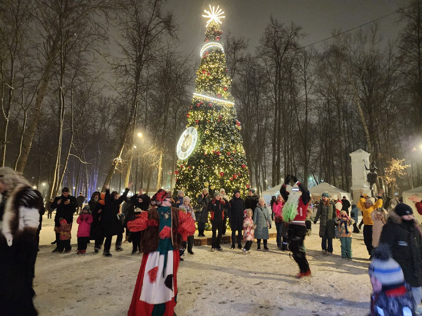 Серпухов, Подмосковье, Зима в Подмосковье, открытие зимнего сезона, парк имени Олега Степанова,