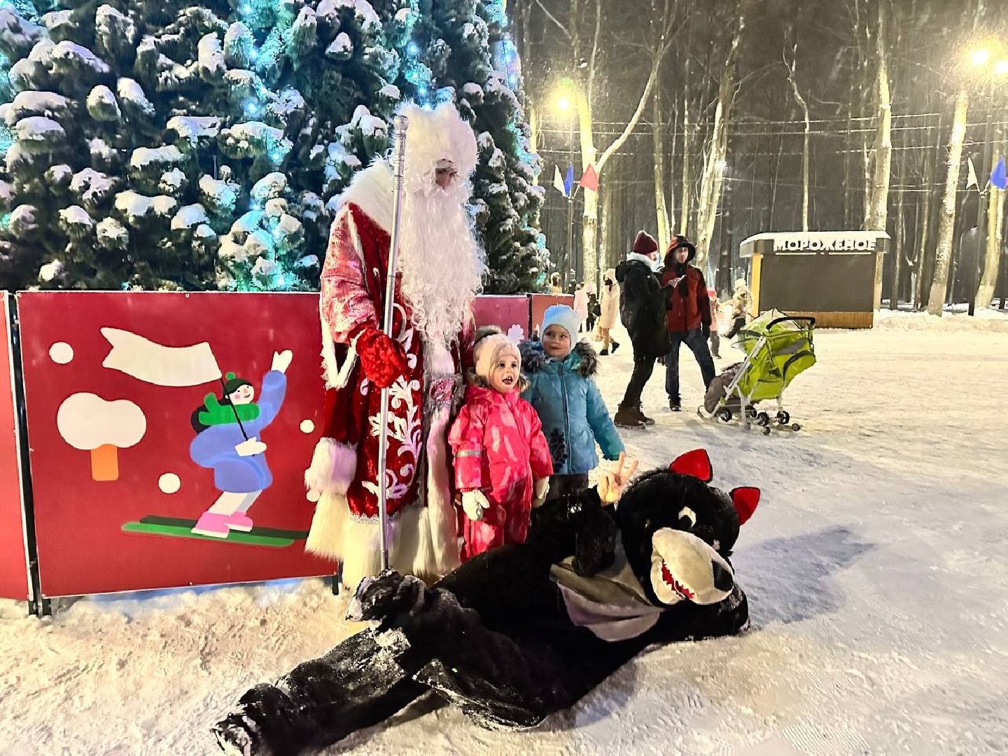 ёлка, зима в подмосковье, наро-фоминск,