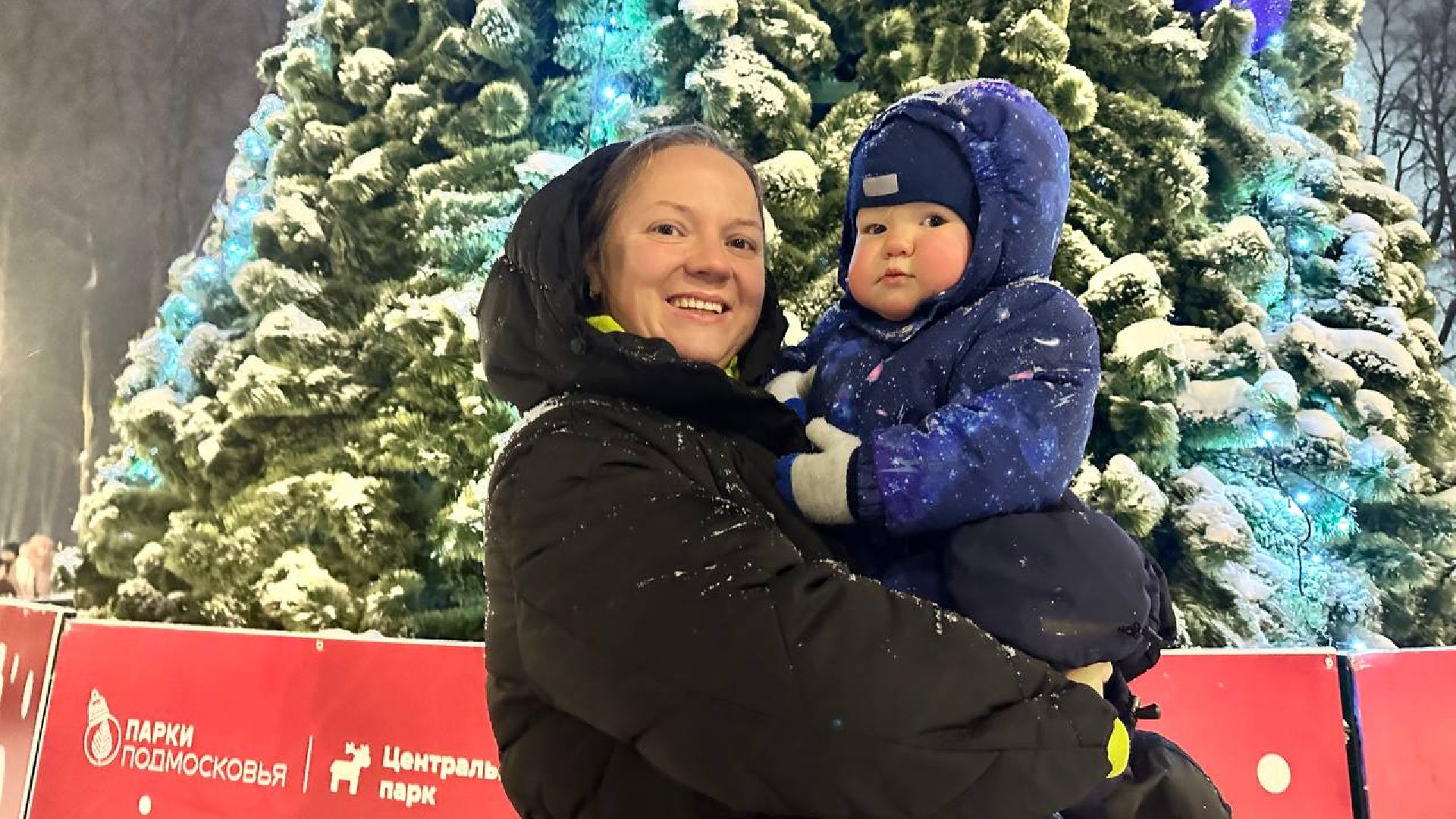 ёлка, зима в подмосковье, наро-фоминск,