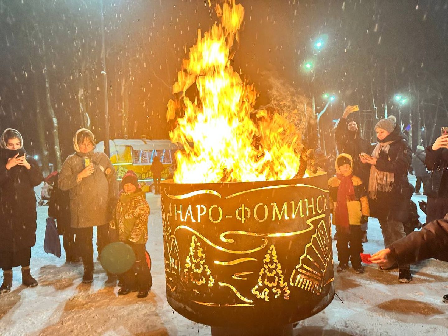 ёлка, зима в подмосковье, наро-фоминск,