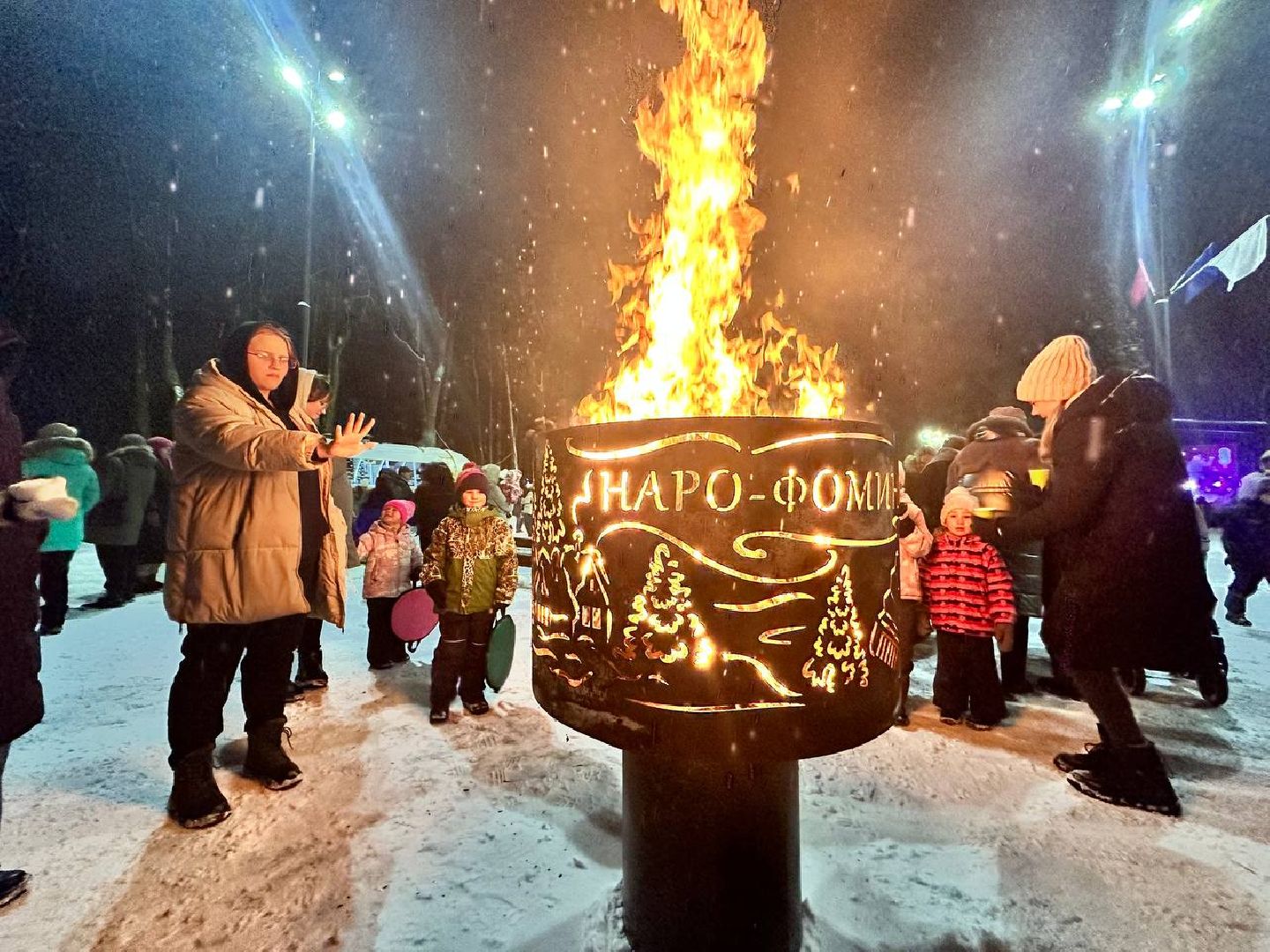 ёлка, зима в подмосковье, наро-фоминск,