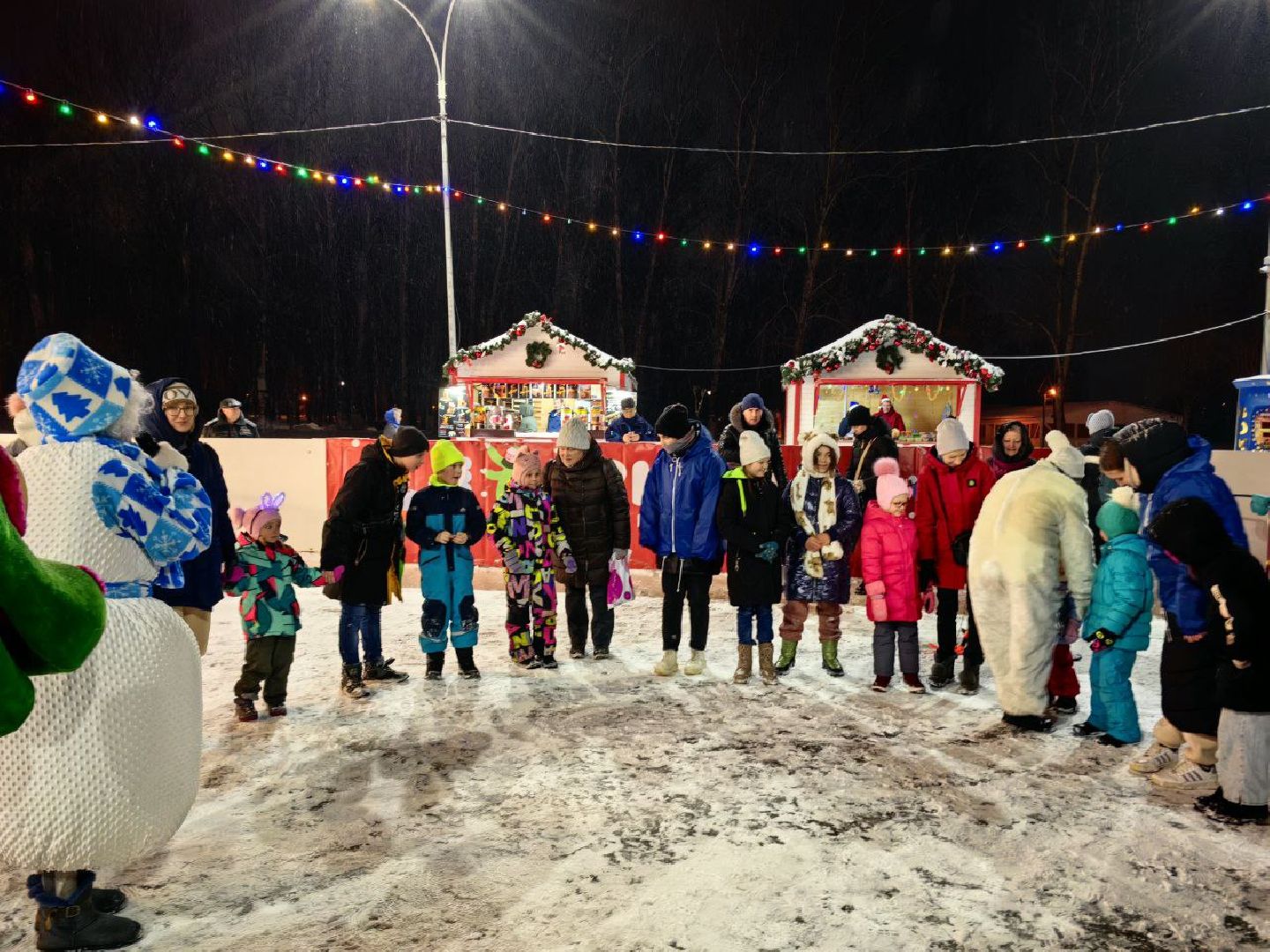 зимний сезон, открытие сезона, праздник, парк, дракон, ёлка,