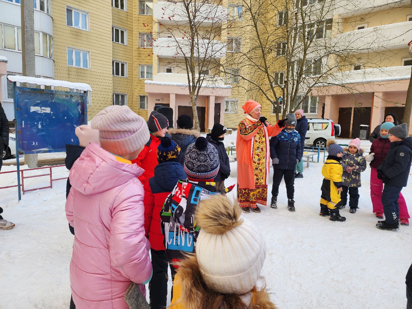 Звенигород, Зимние забавы, Зима в Подмосковье, Праздник двора,