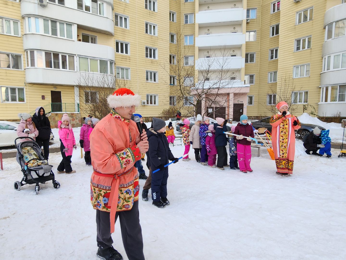 Звенигород, Зимние забавы, Зима в Подмосковье, Праздник двора,