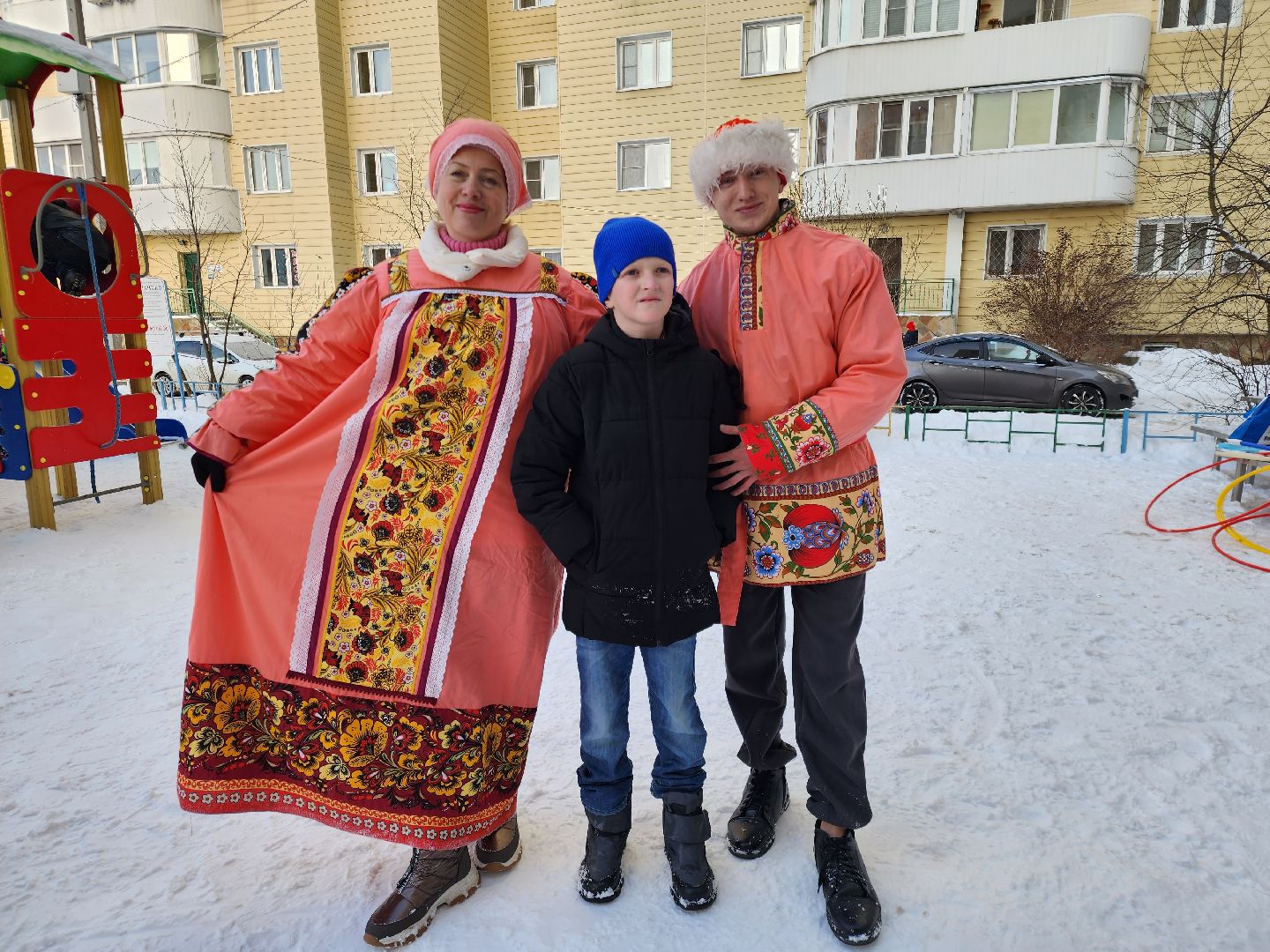 Звенигород, Зимние забавы, Зима в Подмосковье, Праздник двора,