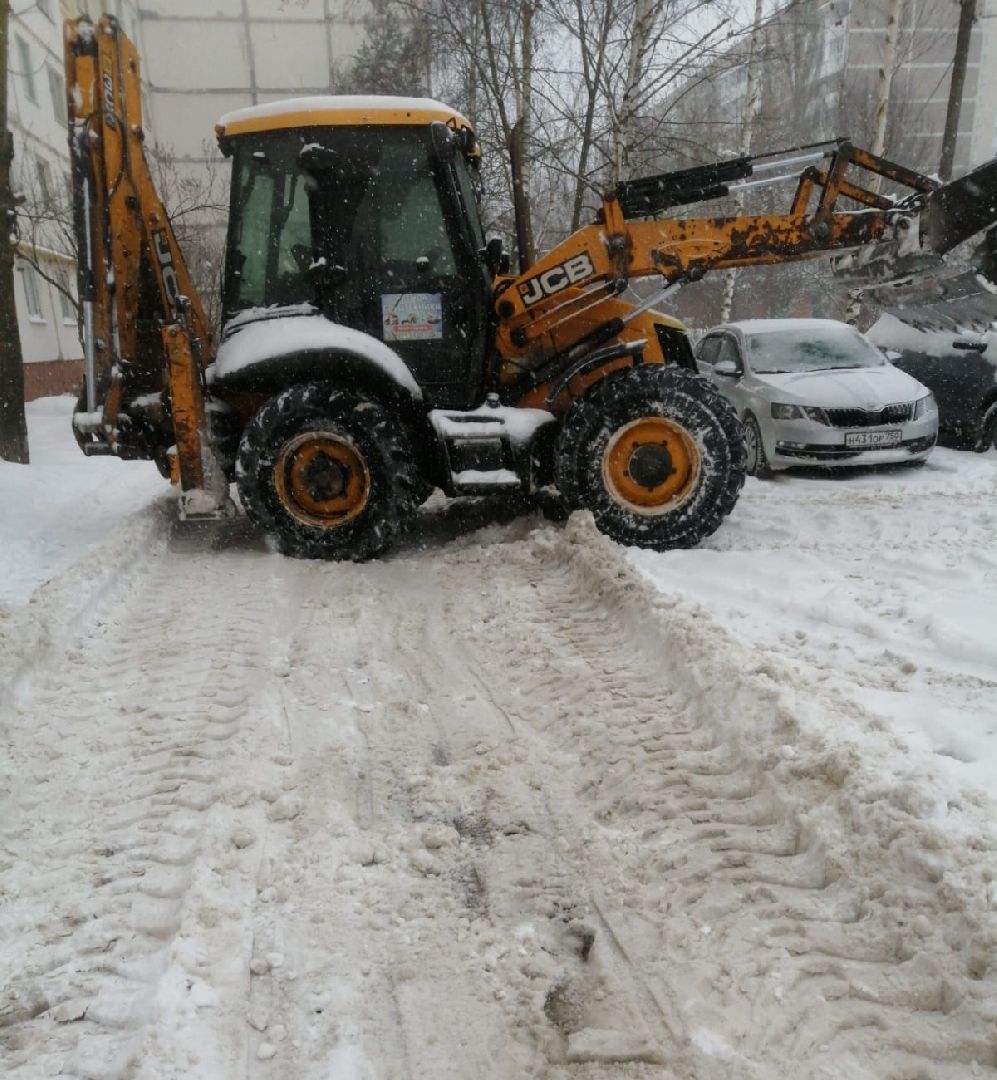 снегоуборка, Коммунальная техника, снегопад, наро-фоминск,