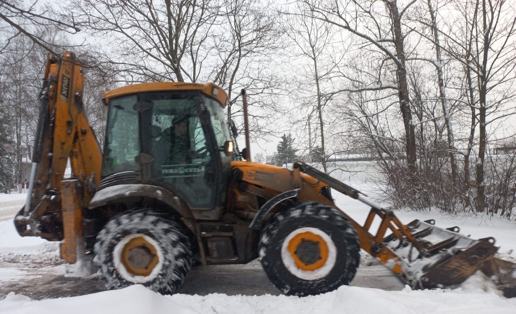 снегоуборка, Коммунальная техника, снегопад, наро-фоминск,