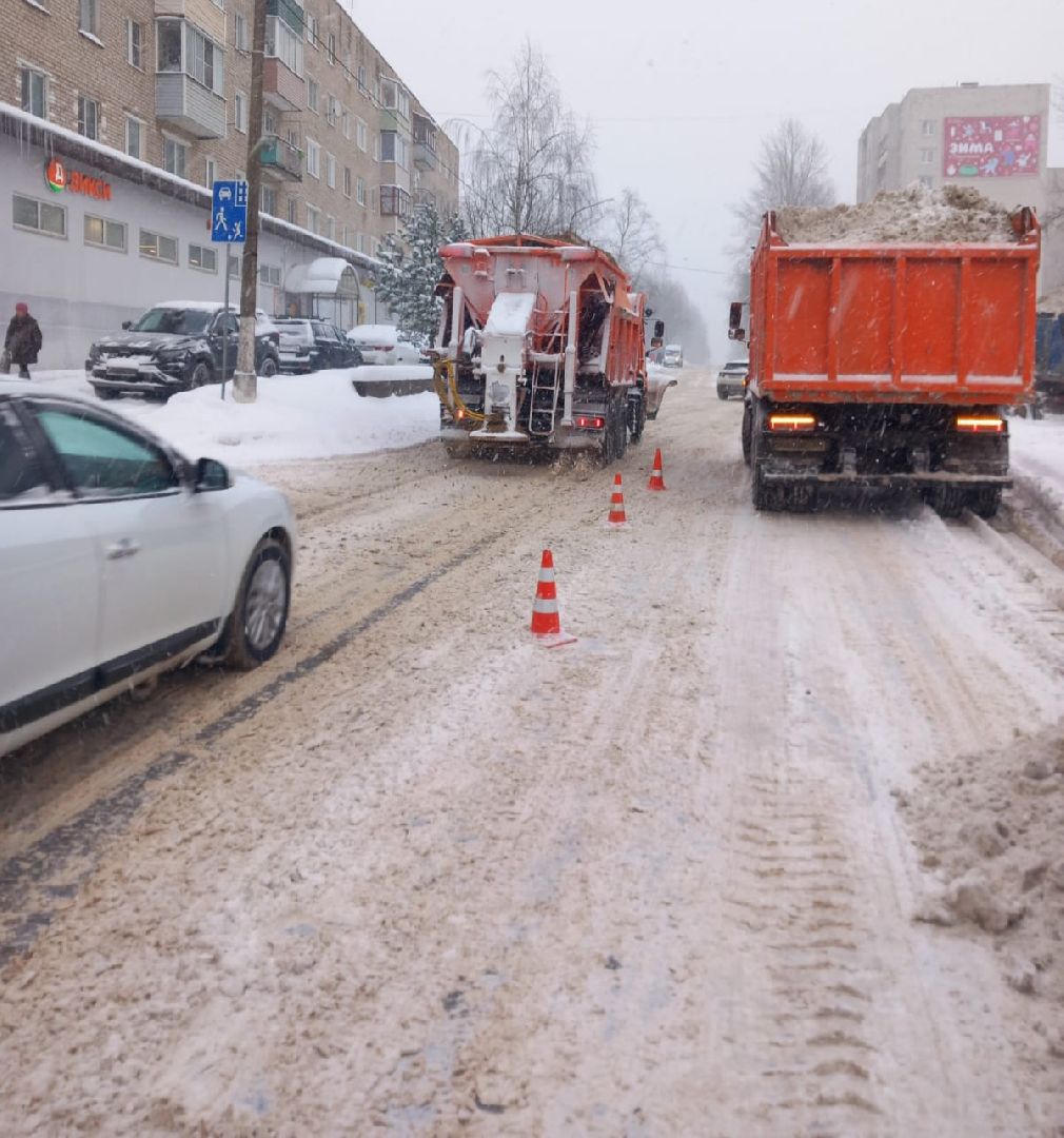 снегоуборка, Коммунальная техника, снегопад, наро-фоминск,