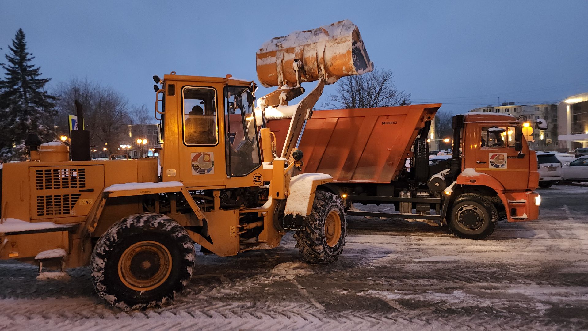 серпухов, уборка снега, циклон оливер, снегопад, вывоз снега,