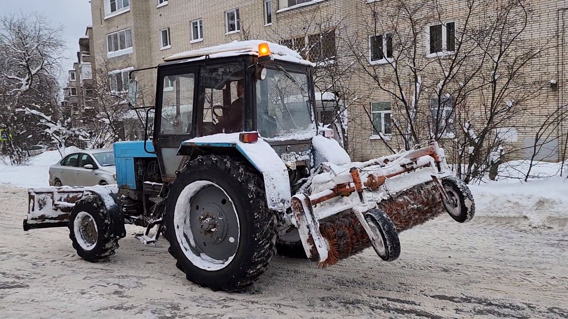 Одинцово, снег, содержание территорий, жкх,