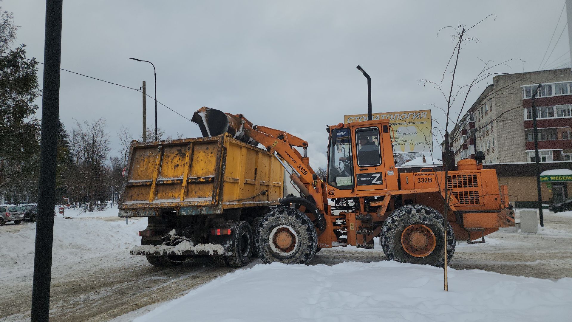 шатура, уборка снега, городской округ люди, борьба со снегом, чп, замело,
