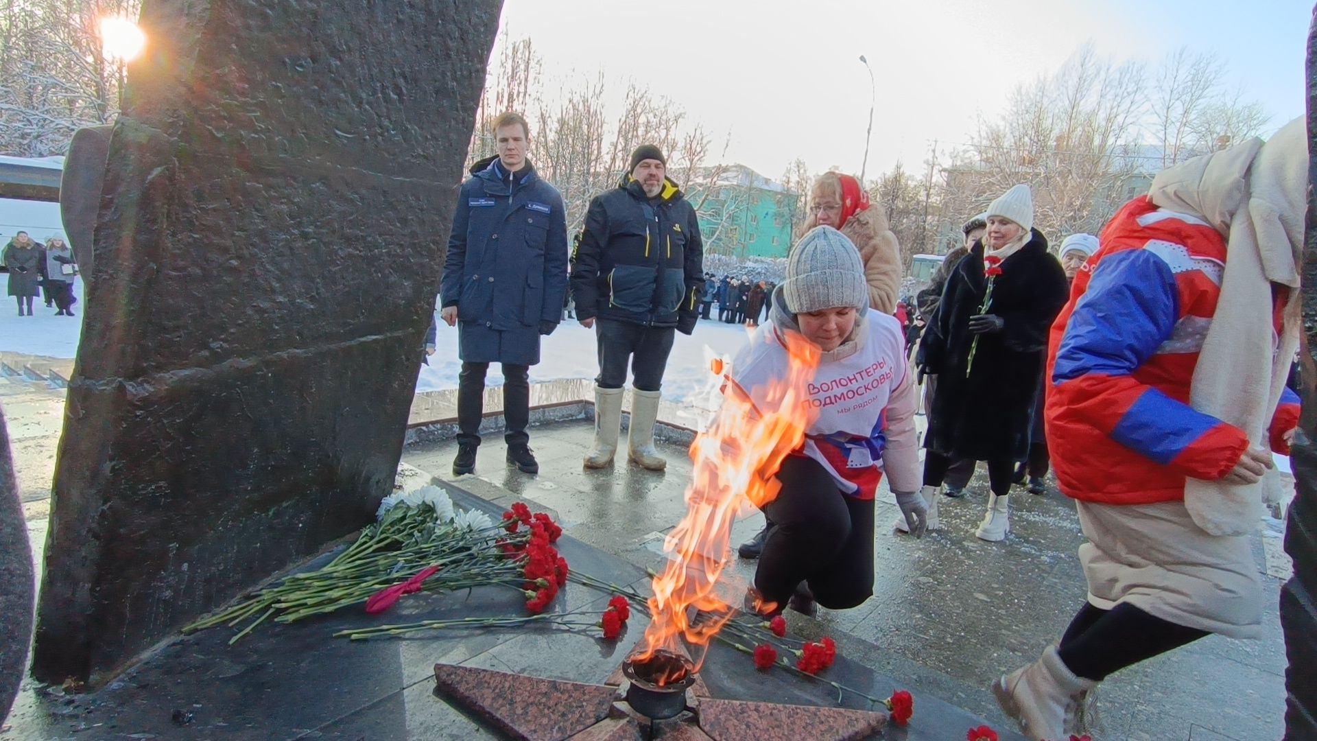лобня,митинг, битва под москвой,