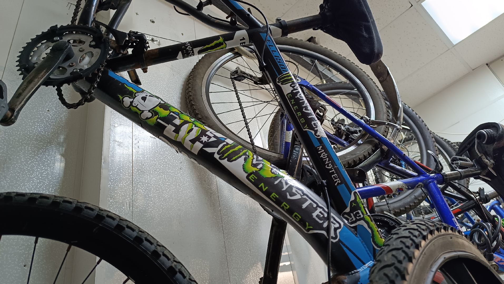 зима, велосипед, лобня,