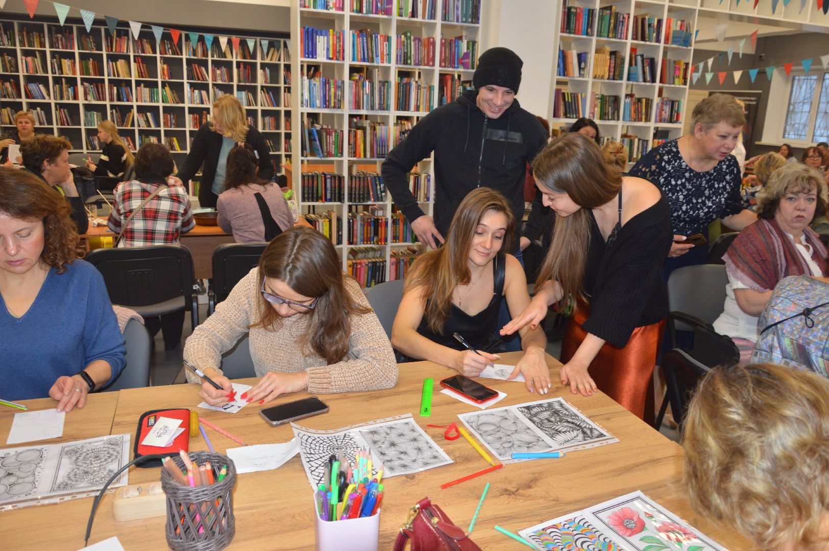 шатура, арттерапия, зентангл, медитация, рисование, техника рисования,