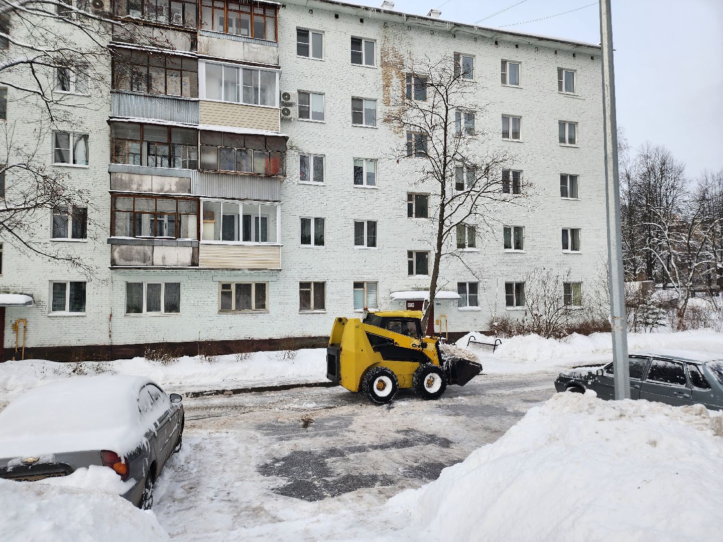 снегопад, снегоуборка, снегоуборочная техника,