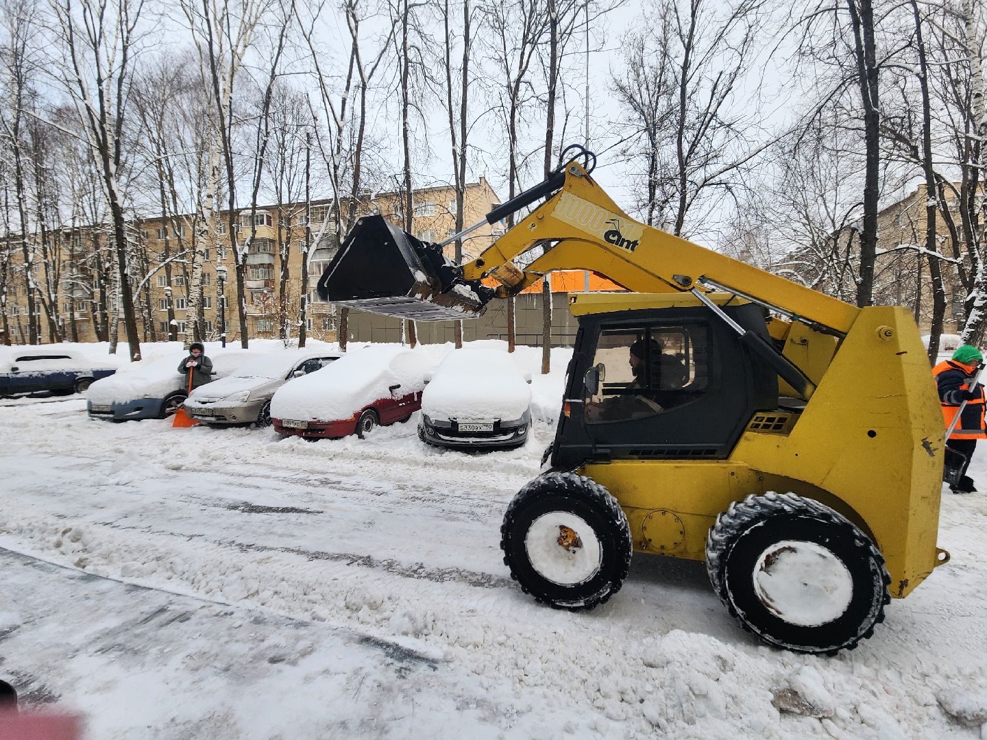 снегопад, снегоуборка, снегоуборочная техника,