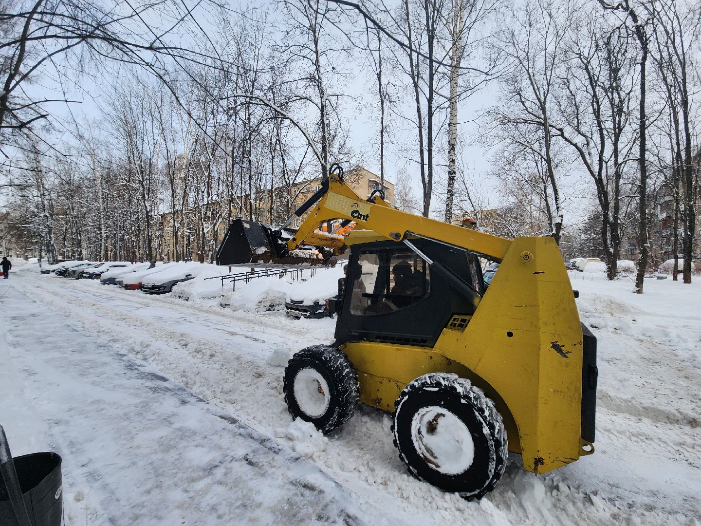 снегопад, снегоуборка, снегоуборочная техника,