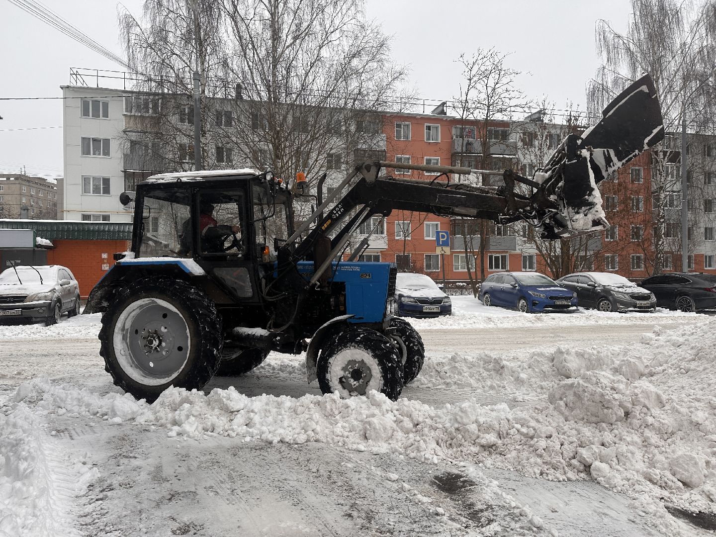 Клин, общество, ЖКХ, уборка дорог, зима,