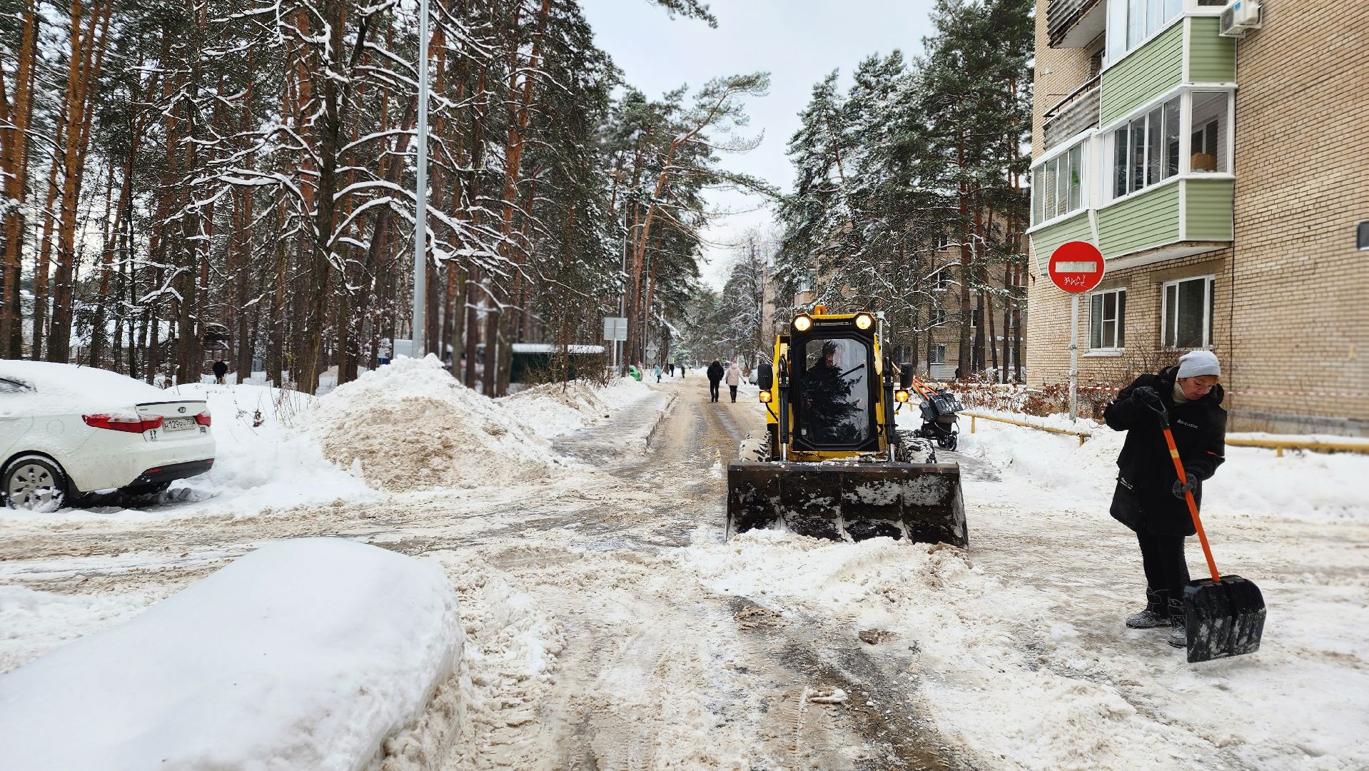 протвино, благоустройство, снегопад, последствия, уборка снега,