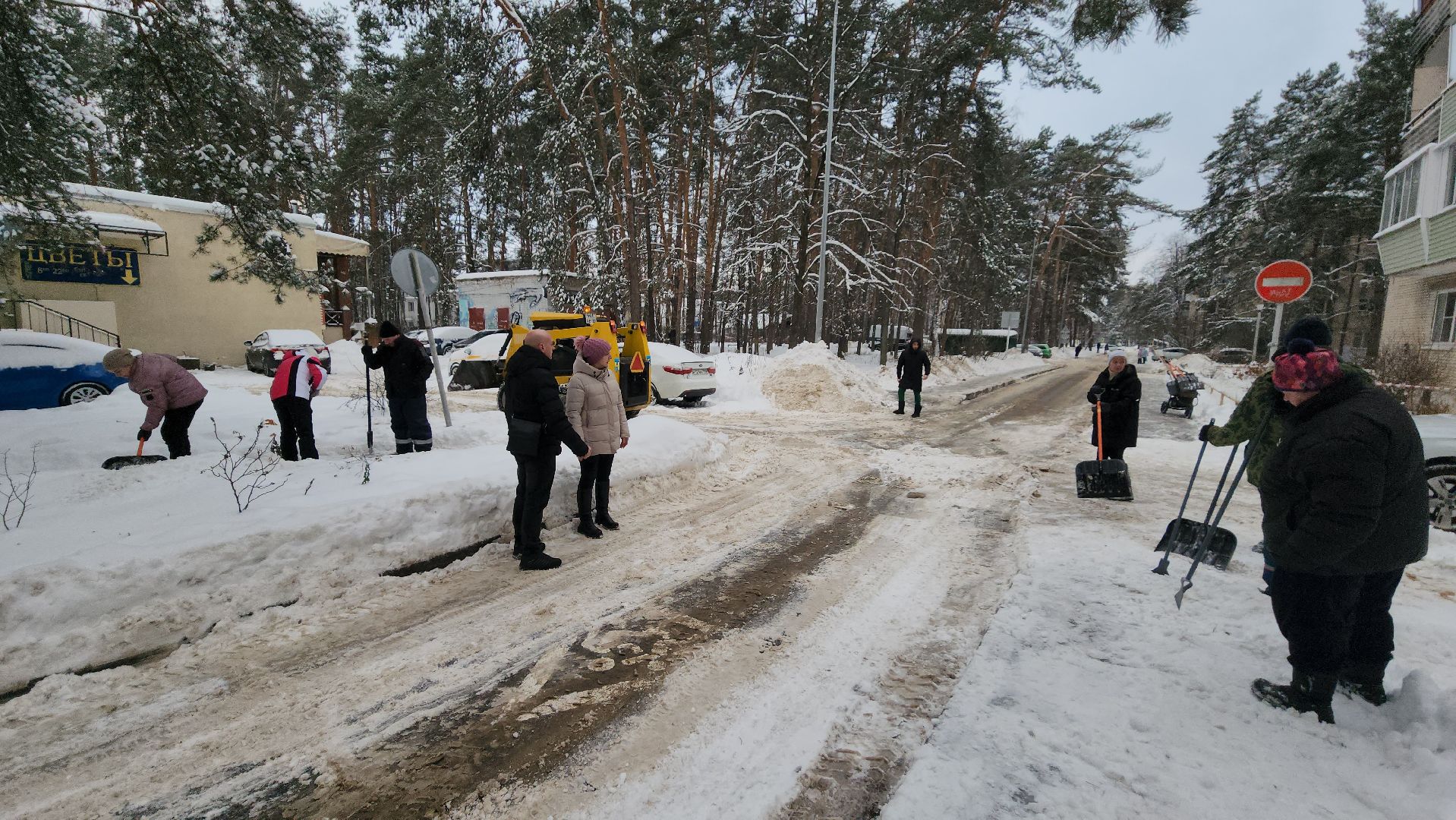 протвино, благоустройство, снегопад, последствия, уборка снега,