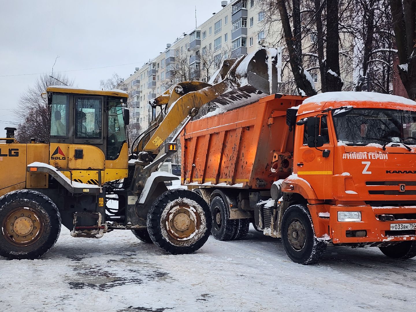 коммунальные службы, уборка общественных территорий, снегопад, Ногинск, Богородский городской округ,
