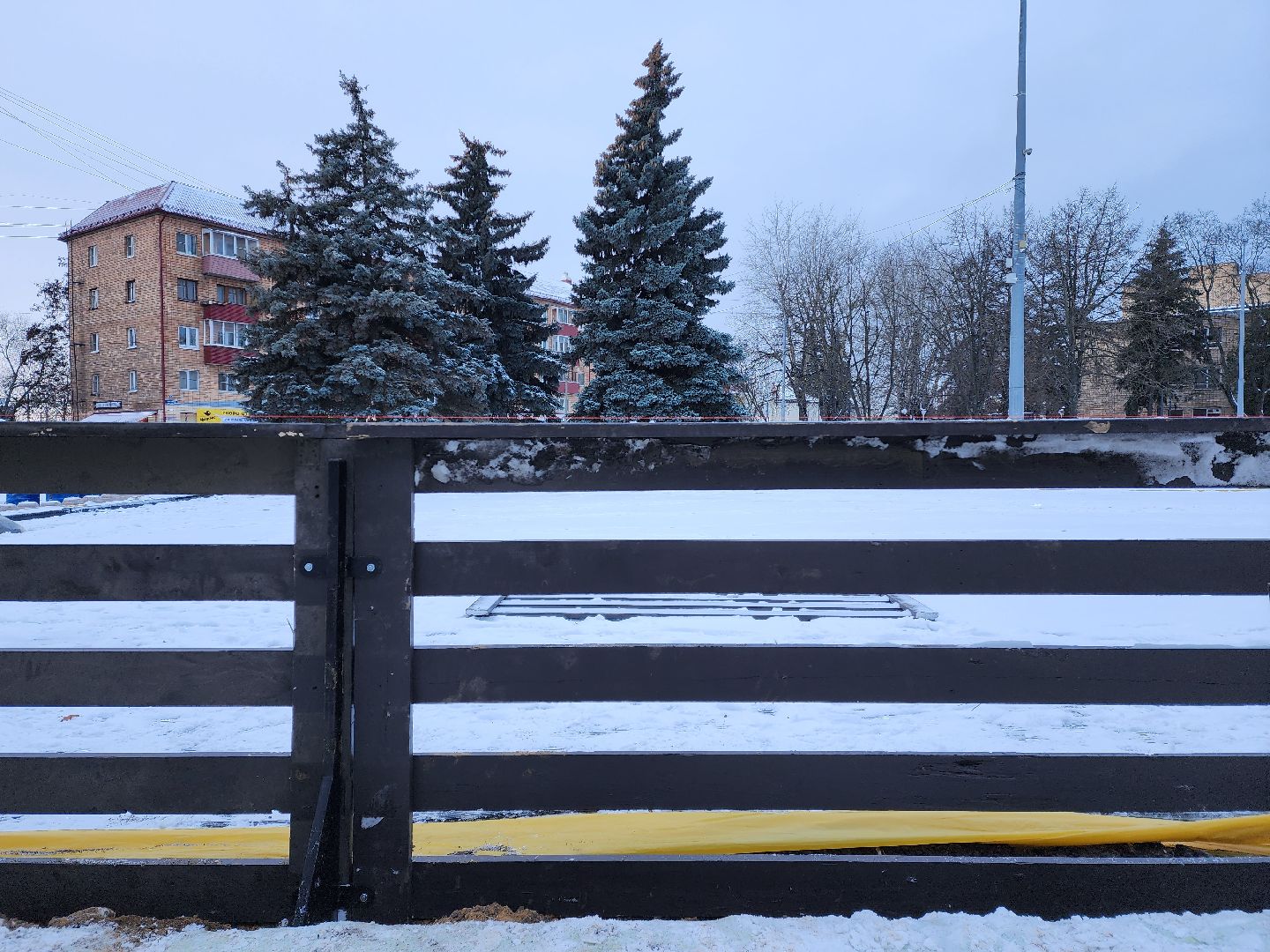 раменское, благоустройство, каток в центре города,