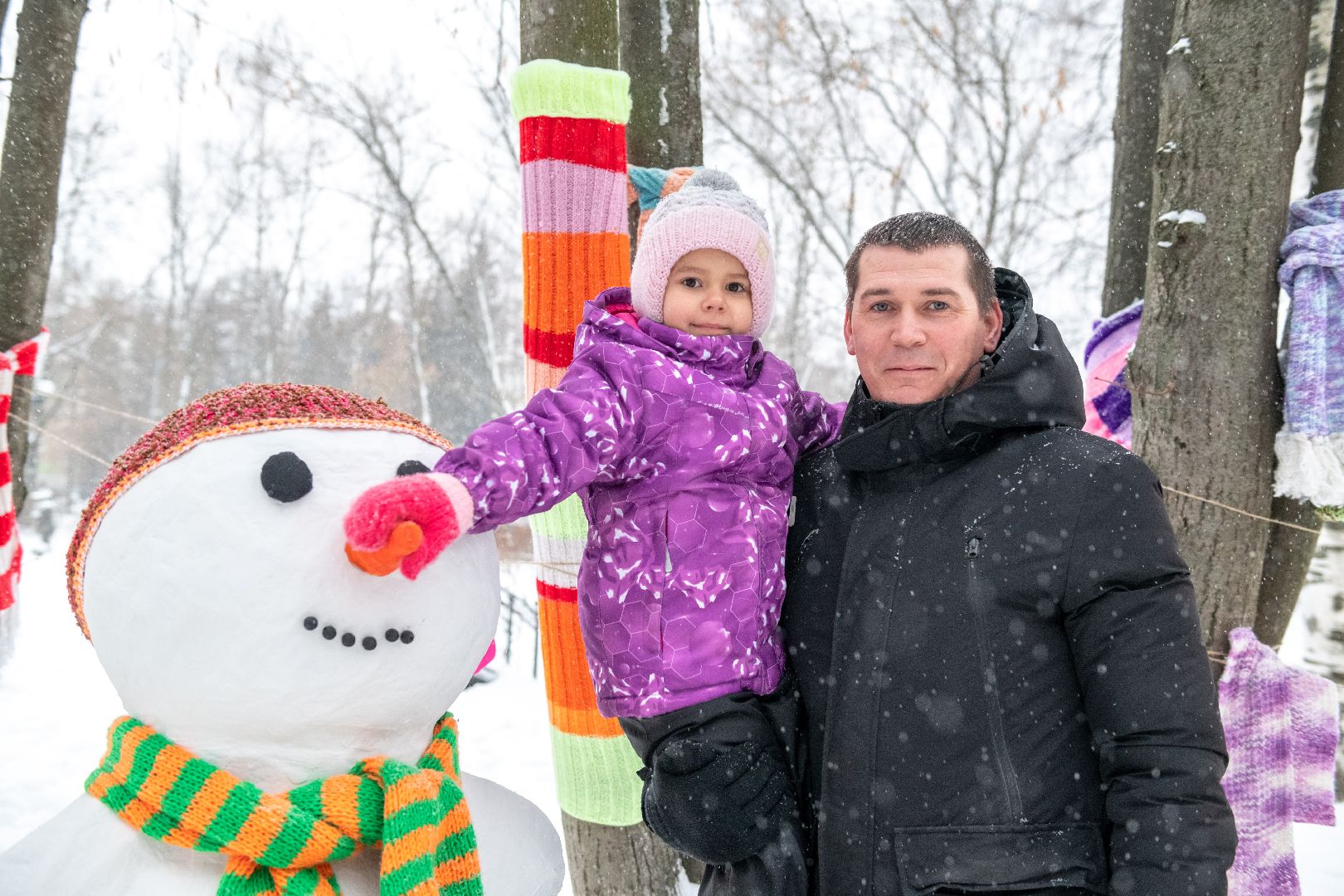 лыткарино, парк, зима в подмосковье,