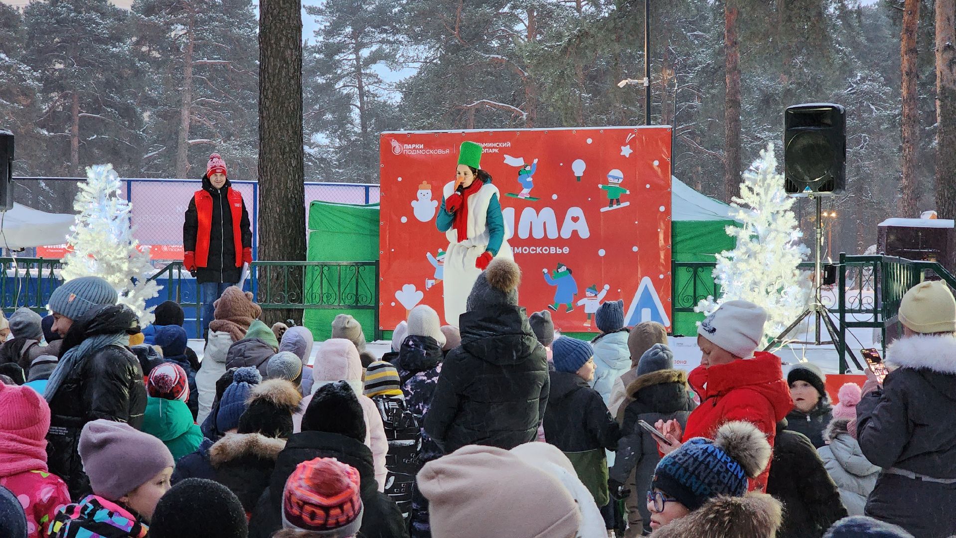 зима в подмосковье, новый год, открытие сезона,