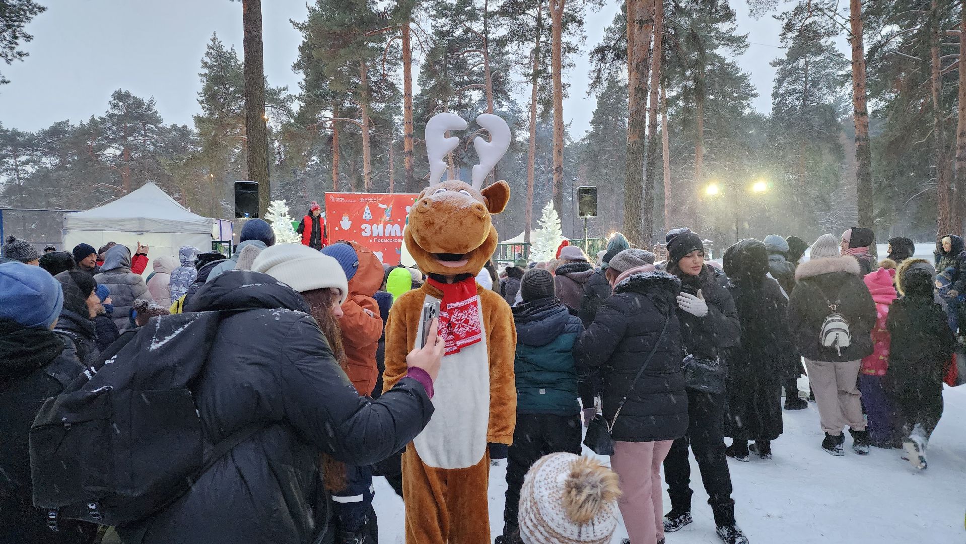 зима в подмосковье, новый год, открытие сезона,