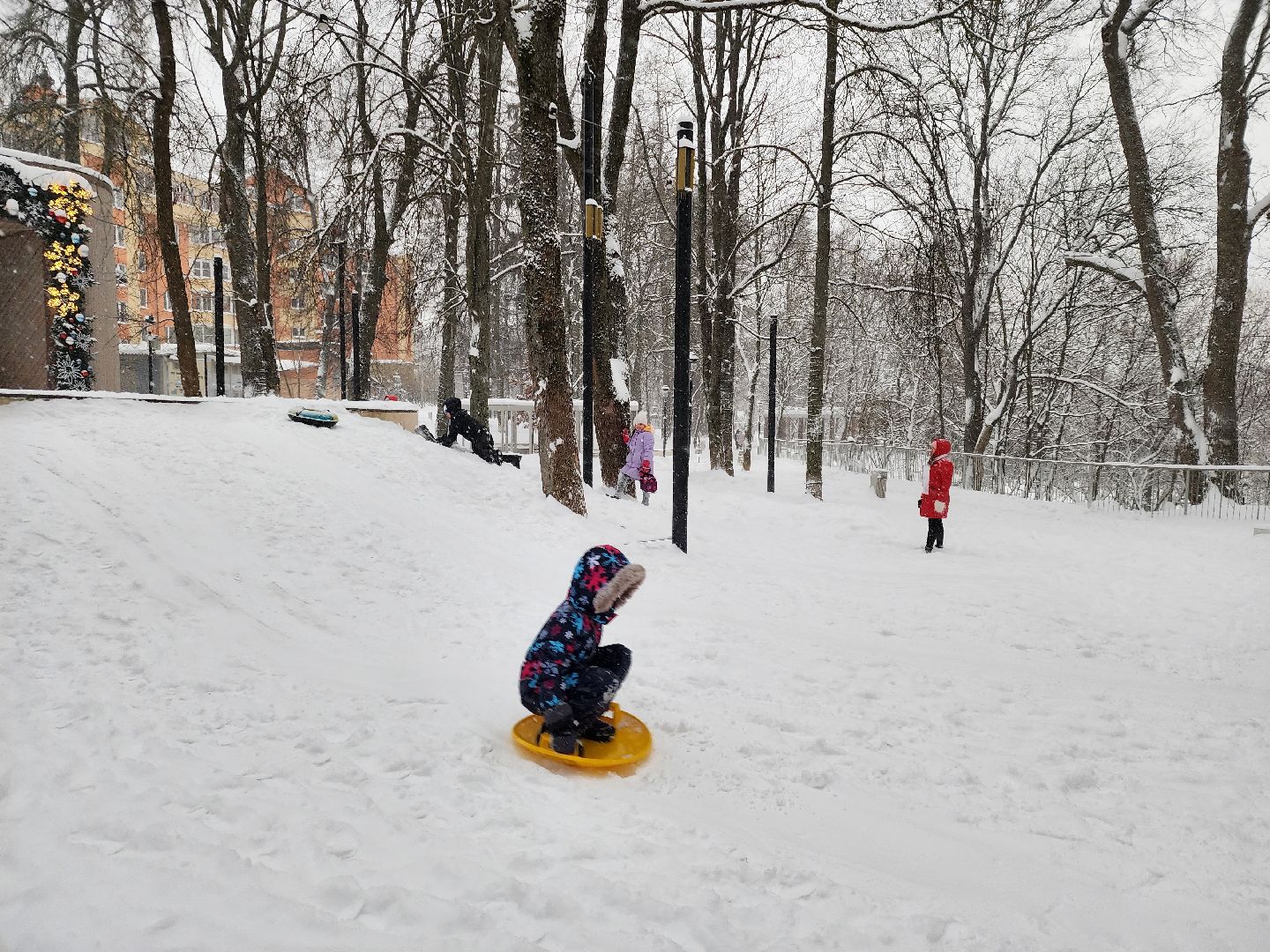 Зима в Подмосковье, Звенигород, Катки,