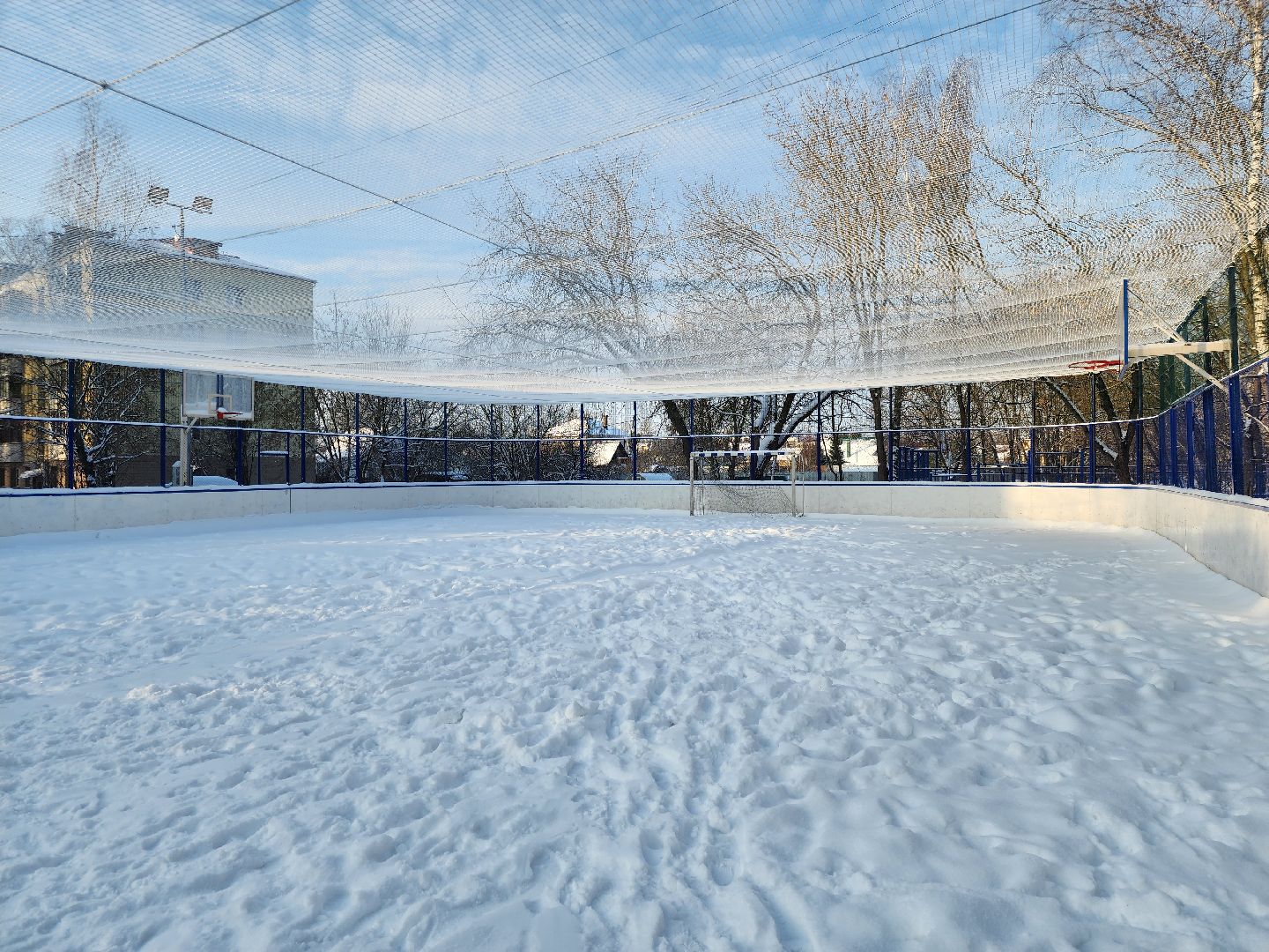 Зима в Подмосковье, Звенигород, Катки,