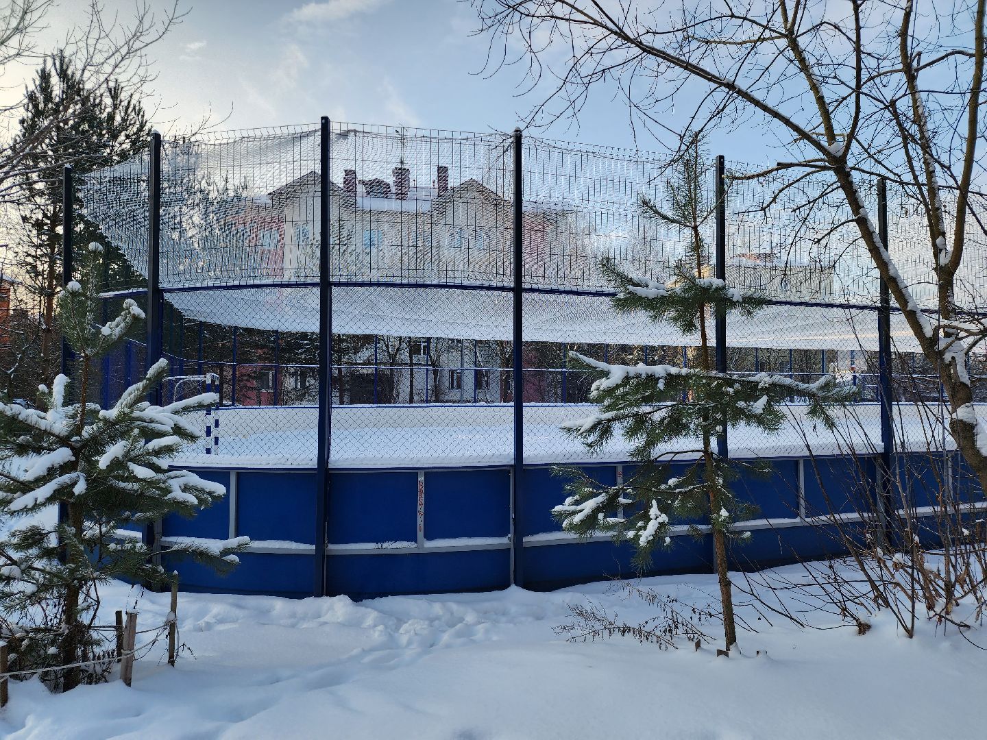 Зима в Подмосковье, Звенигород, Катки,