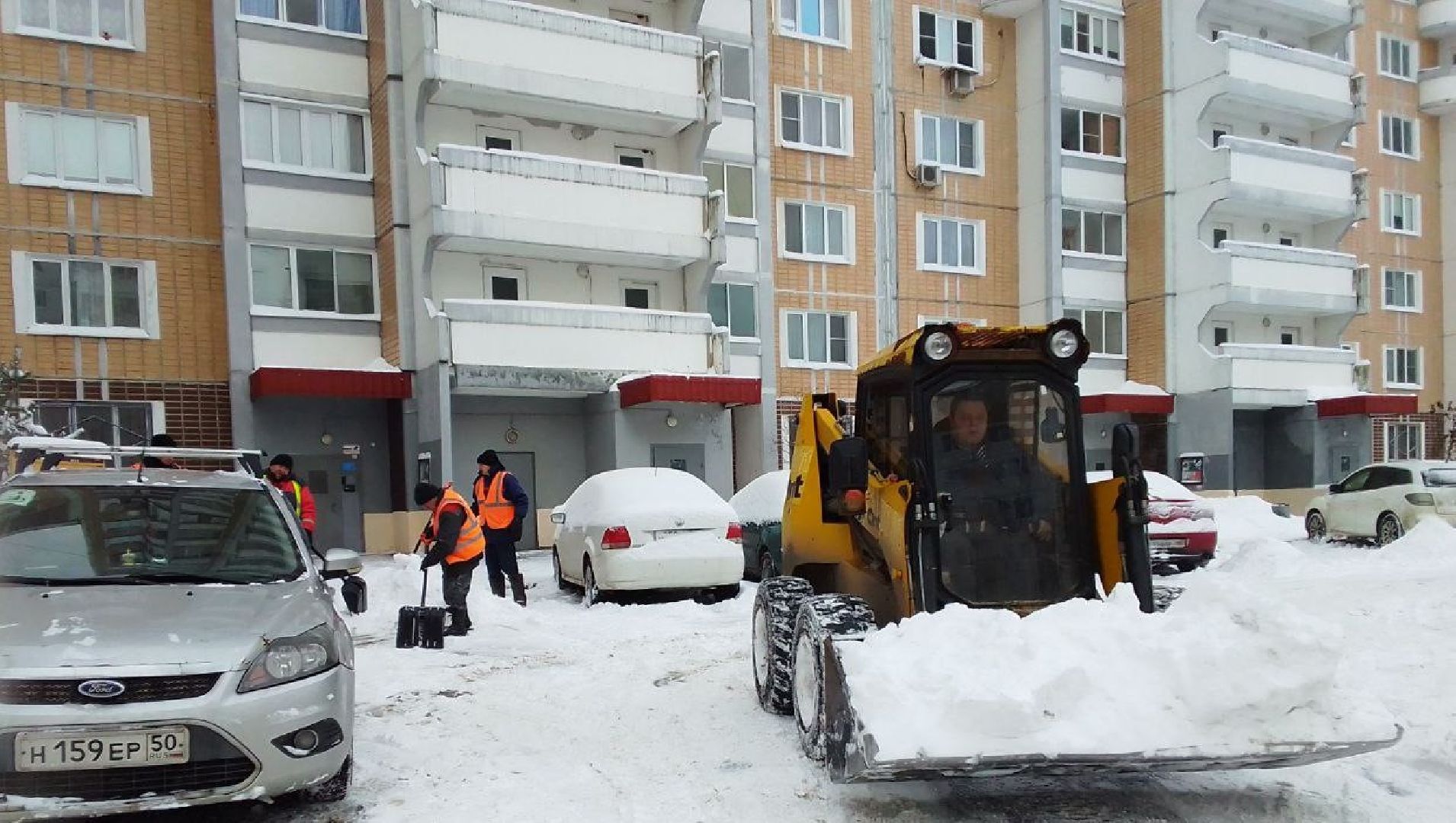 погода, снегопад, коммунальные служба, Лосино-Петровский,