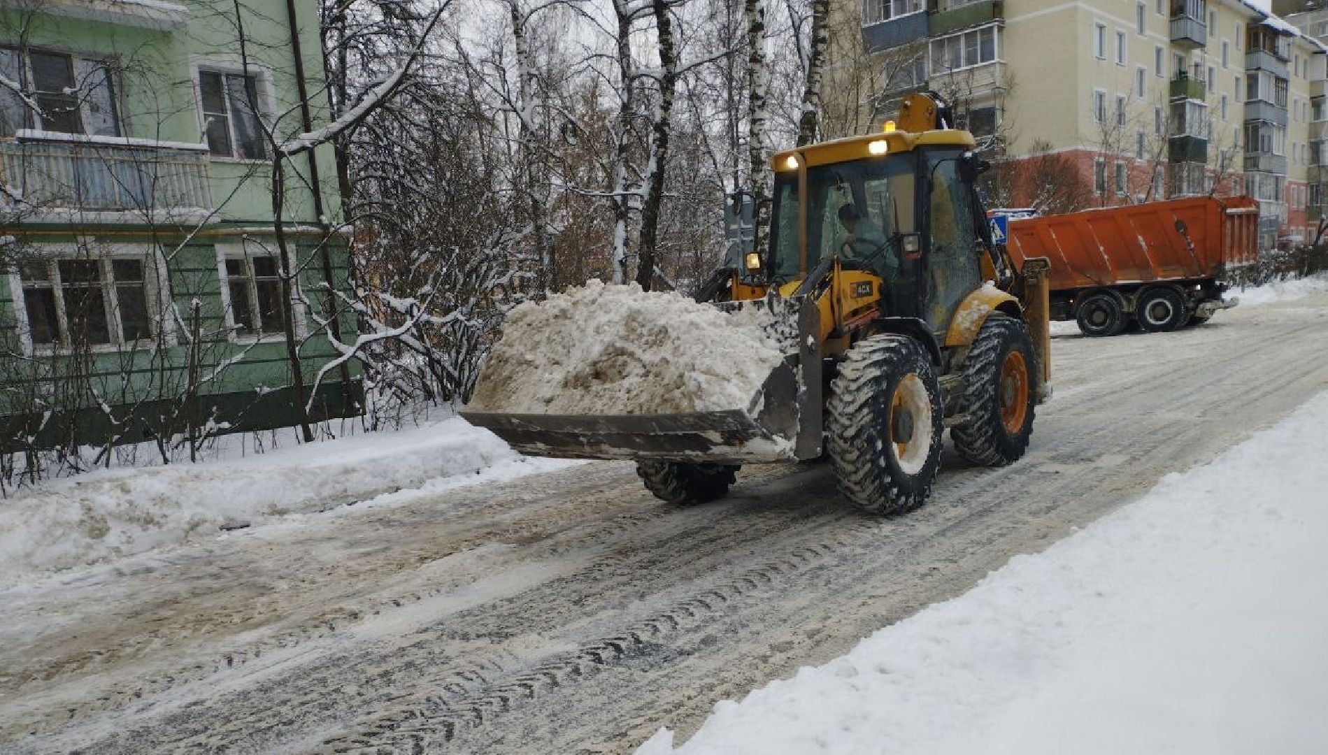 погода, снегопад, коммунальные служба, Лосино-Петровский,