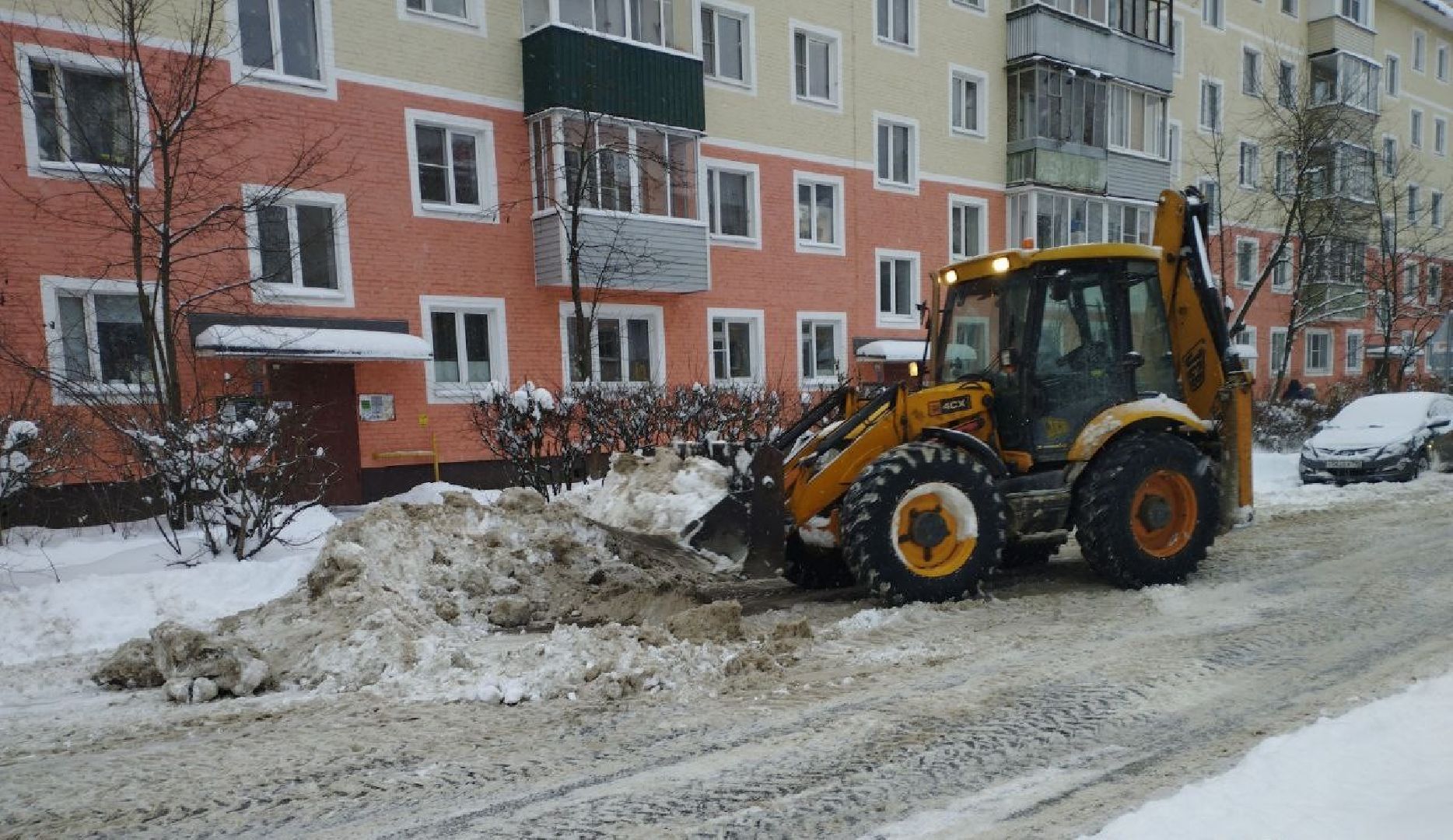 погода, снегопад, коммунальные служба, Лосино-Петровский,