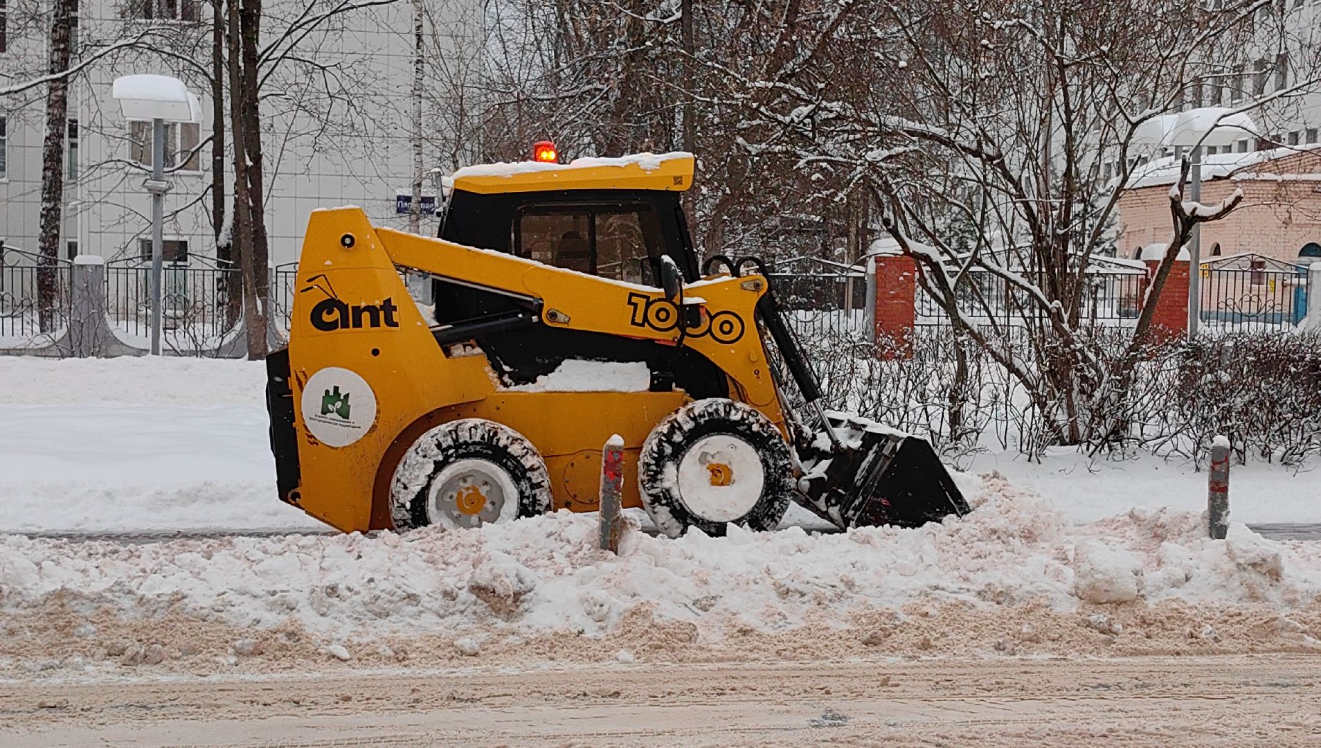 снегопад, непогода, дороги, тротуары, техника, жкх,