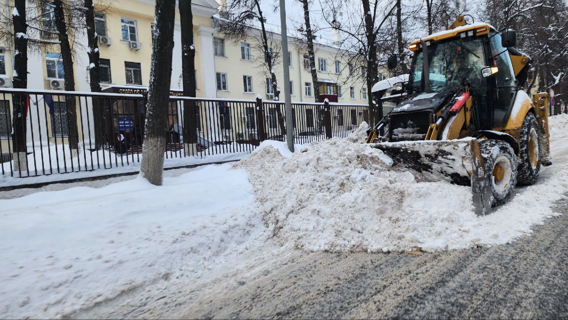 люберцы, снегоуборочная техника, расчистка снега,