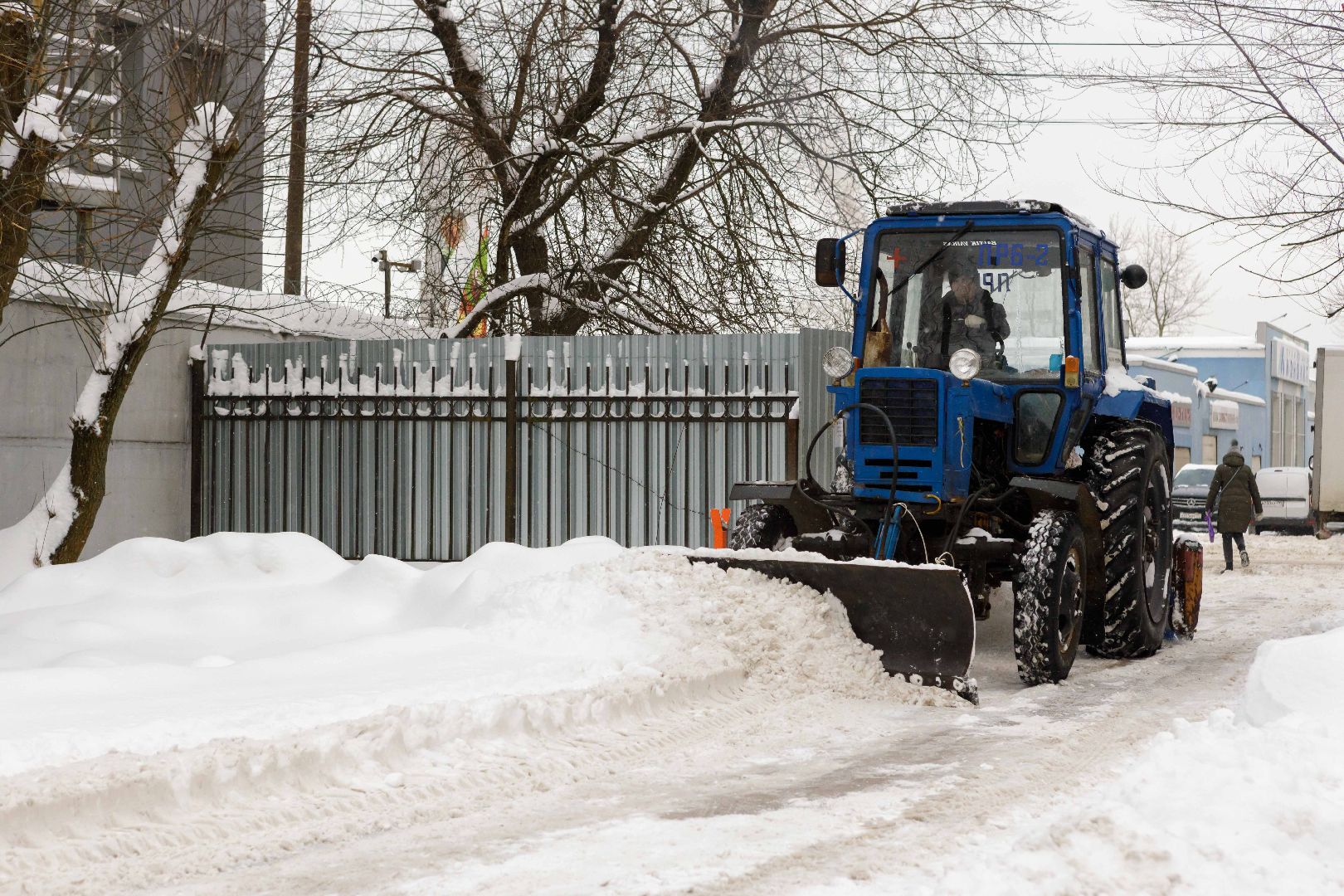 люберцы, снегоуборочная техника, расчистка снега,